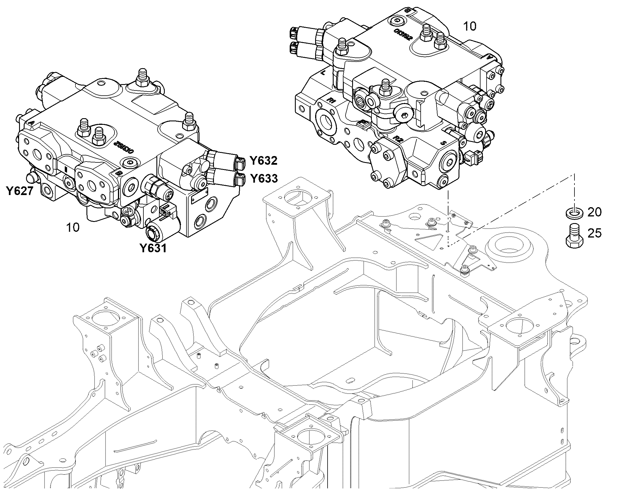 БЛОК УПРАВЛЕНИЯ 12235328 LIEBHERR
