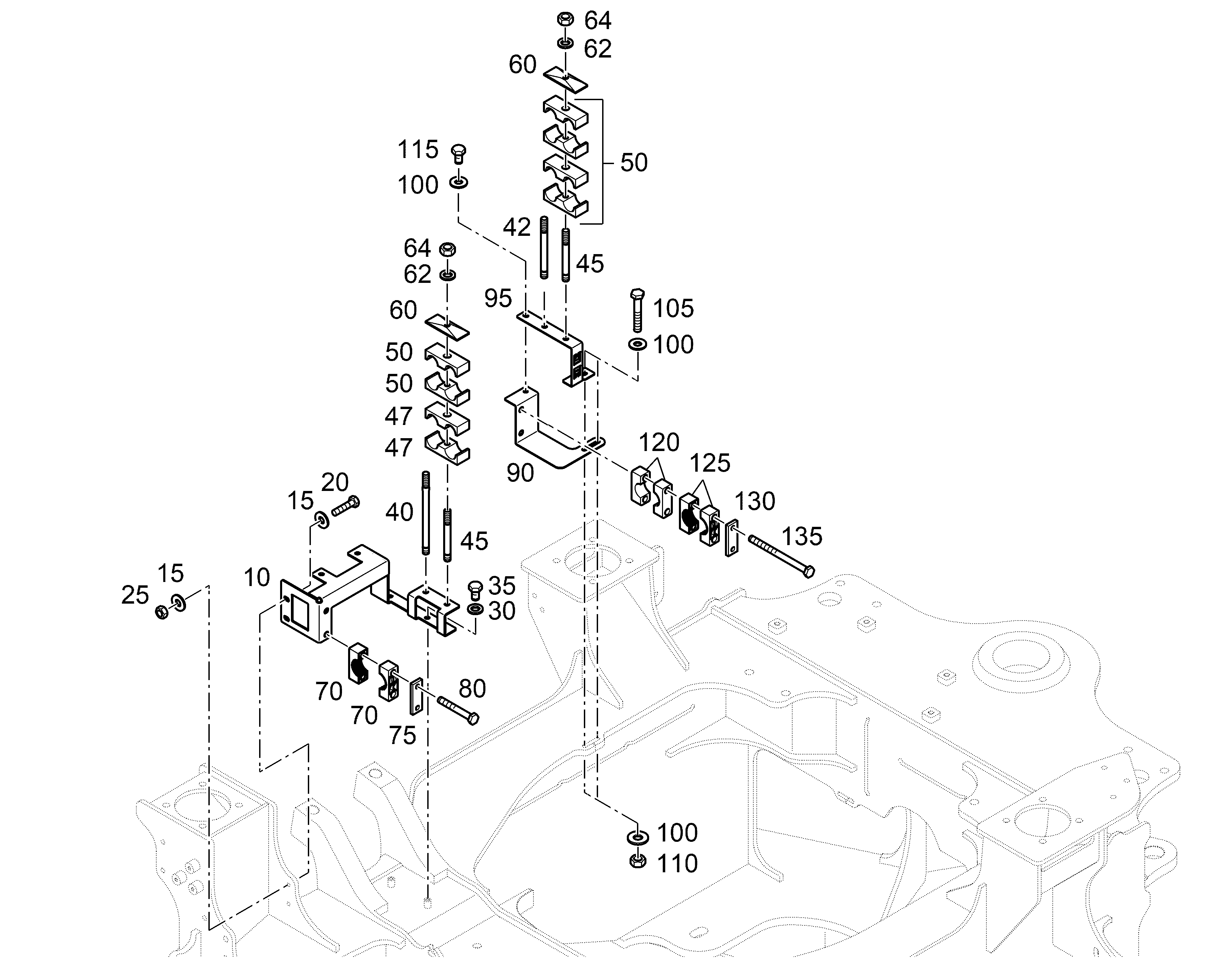 ШПИЛЬКА DIN 939 M8X85 8.8 480H 12218514 LIEBHERR