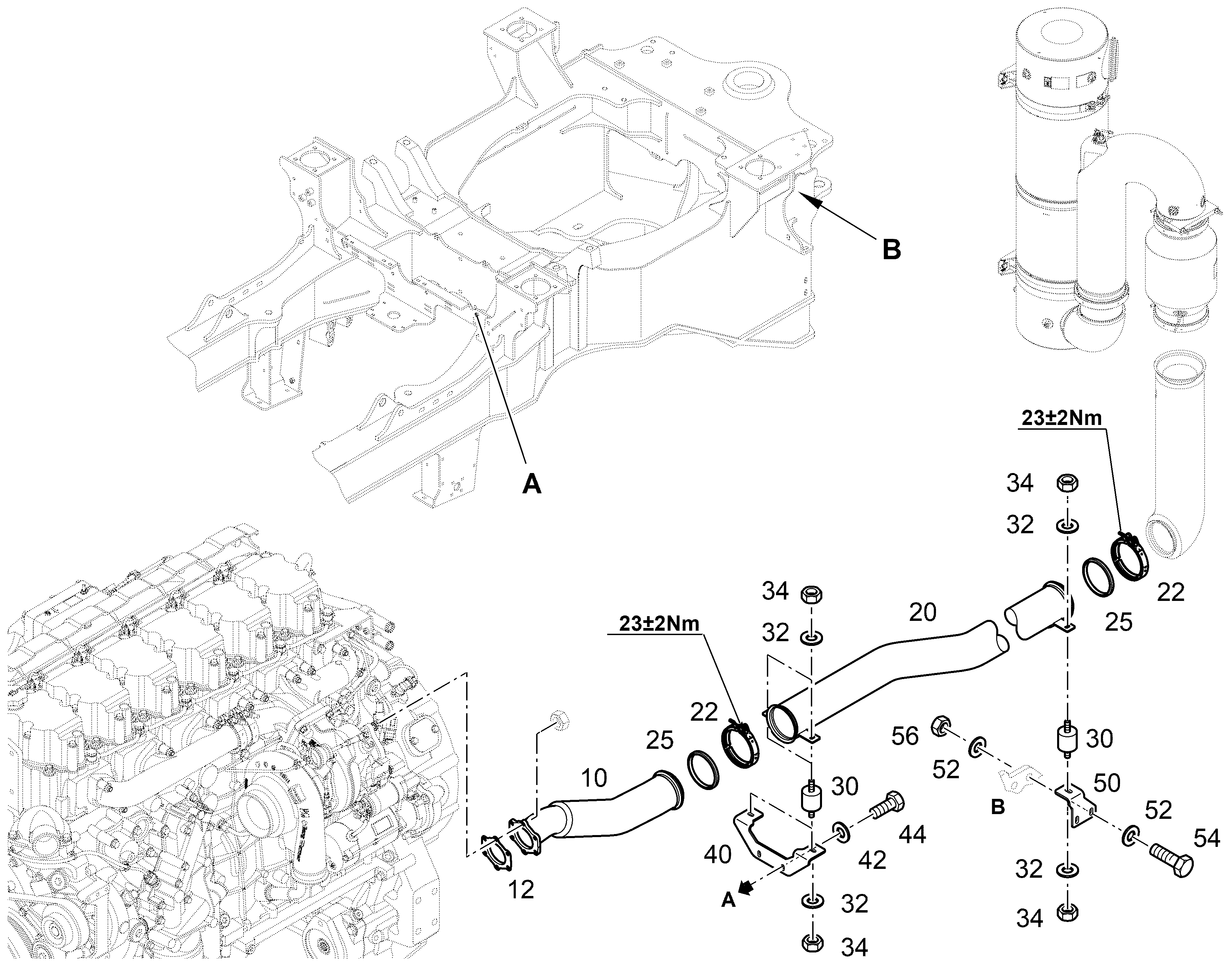 ПРОКЛАДКА 127,3X142,8X13 12837878 LIEBHERR