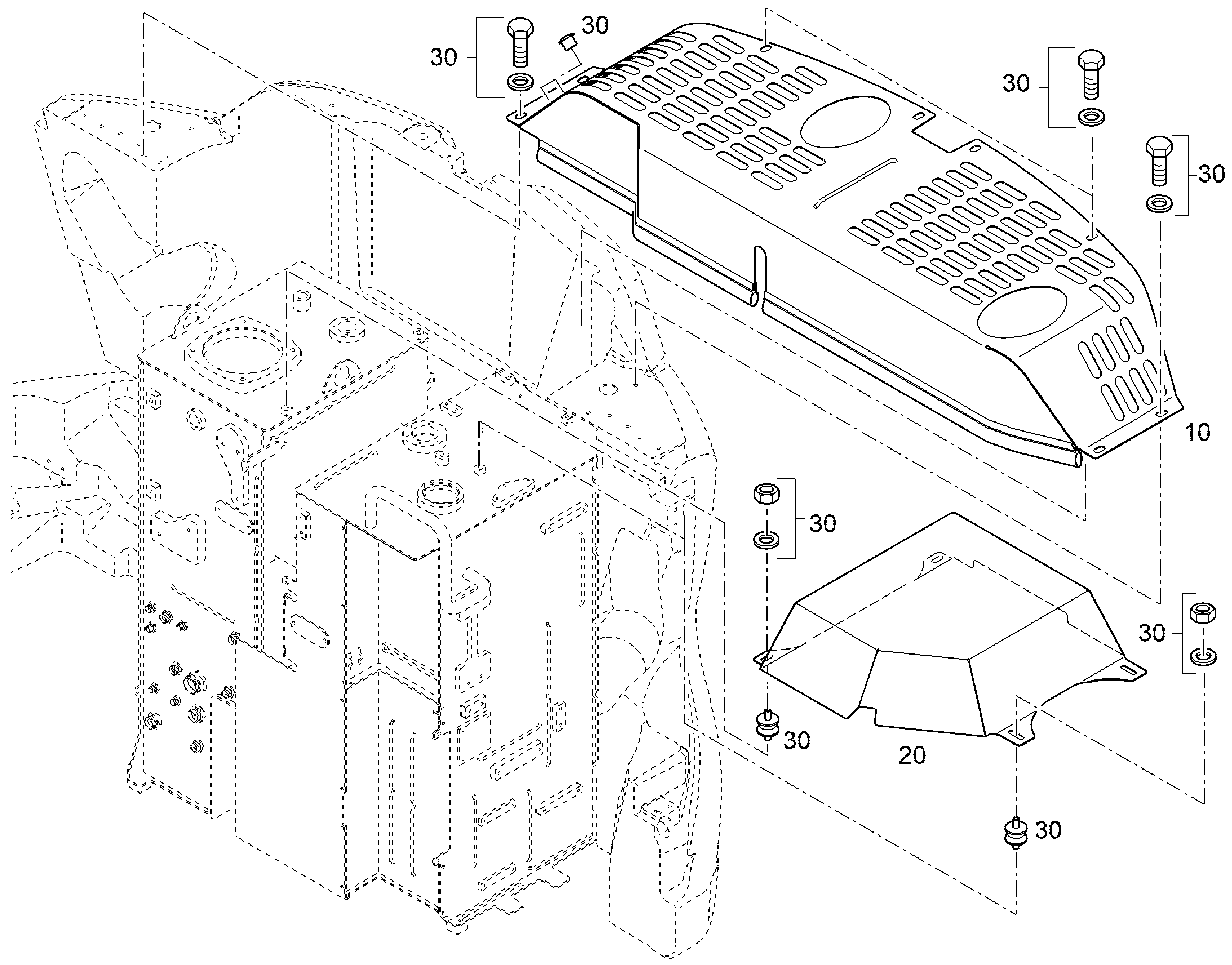 ЭЛЕМЕНТЫ МОНТАЖНЫЕ 12850737 LIEBHERR