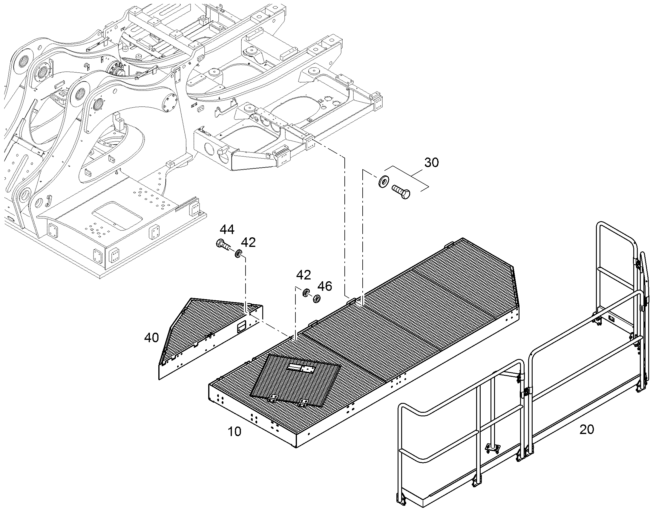 ПЛАТФОРМА 12828976 LIEBHERR