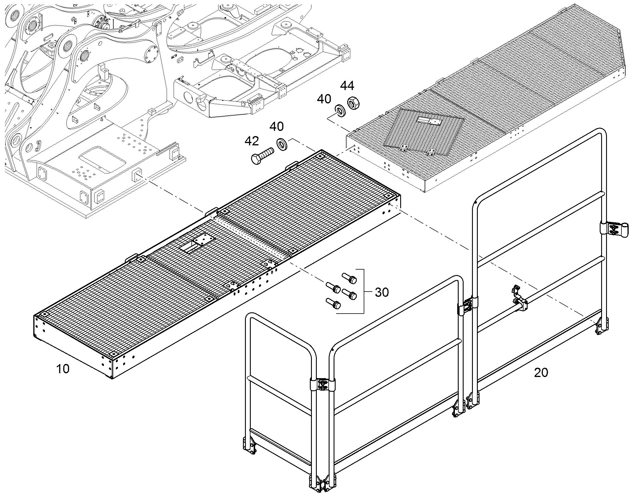 ПЛАСТИНКА РАСПОРНАЯ 12969961 LIEBHERR