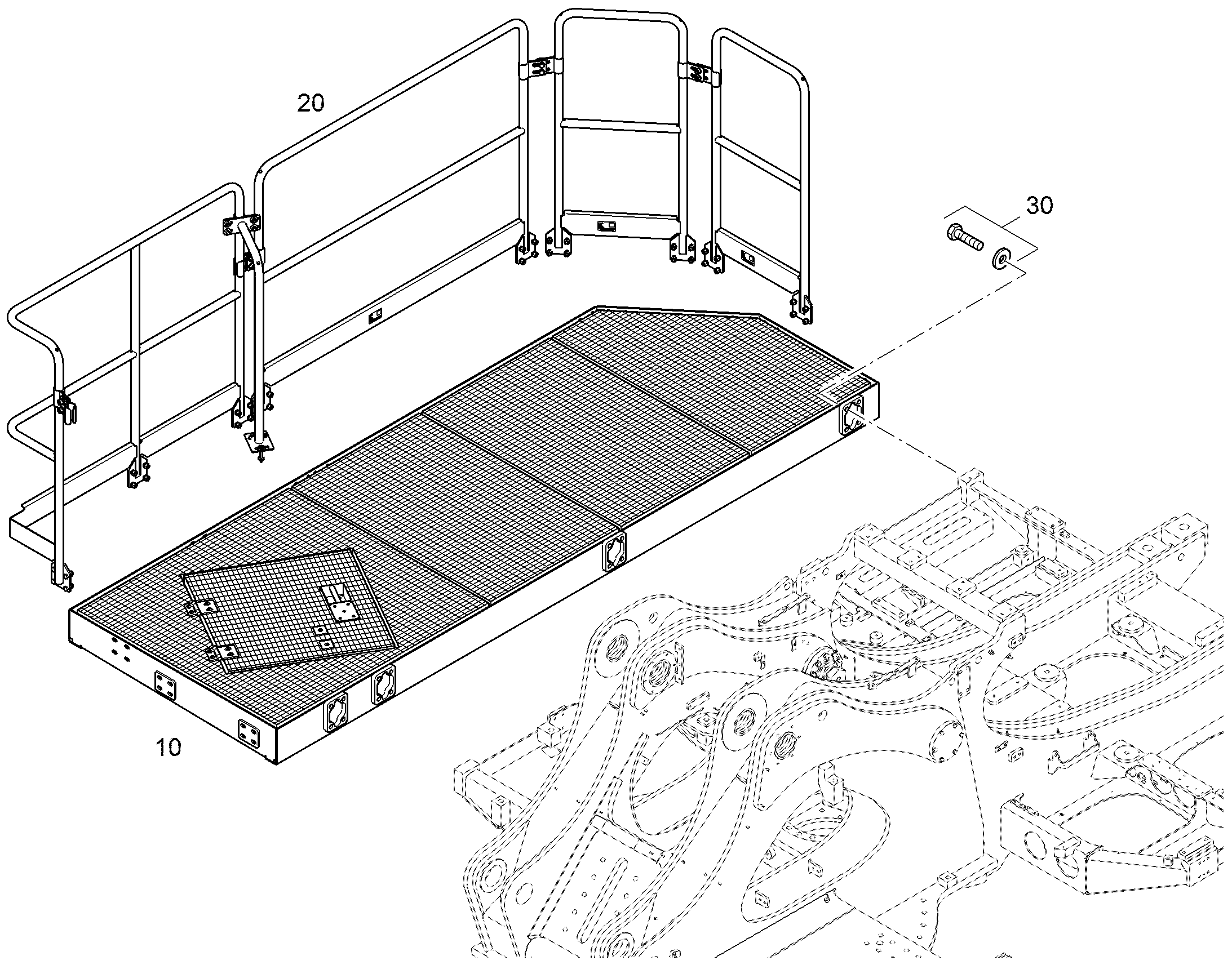 ПЛАТФОРМА 12833846 LIEBHERR