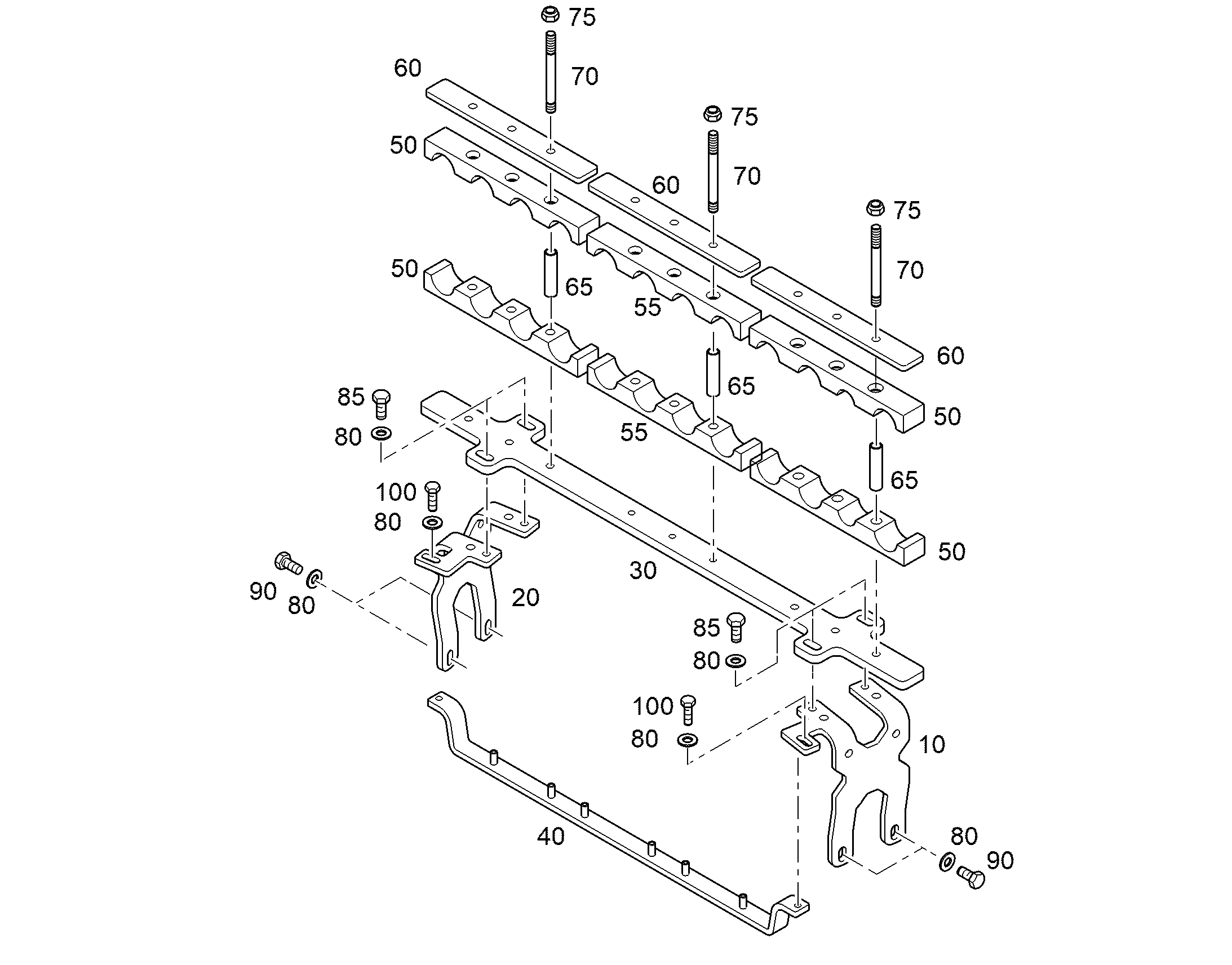 ПЛАНКА 12858205 LIEBHERR