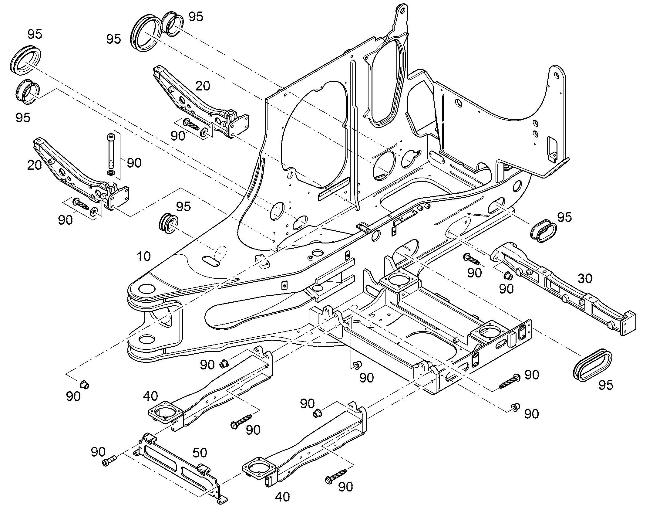 ПОВОРОТНАЯ ПЛАТФОРМА 12839404 LIEBHERR