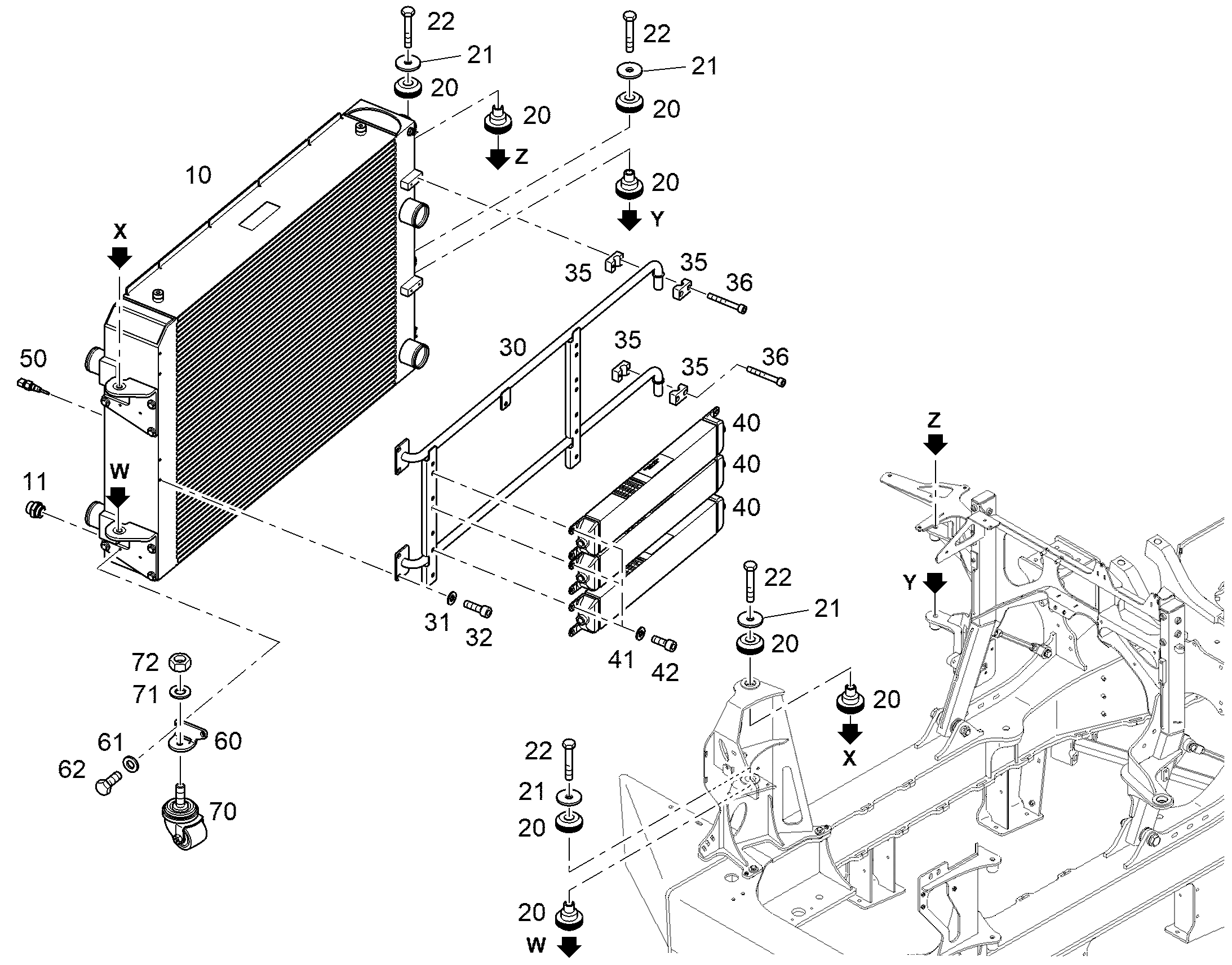 НАПРАВЛЯЮЩИЙ РОЛИК 35X27 12255004 LIEBHERR
