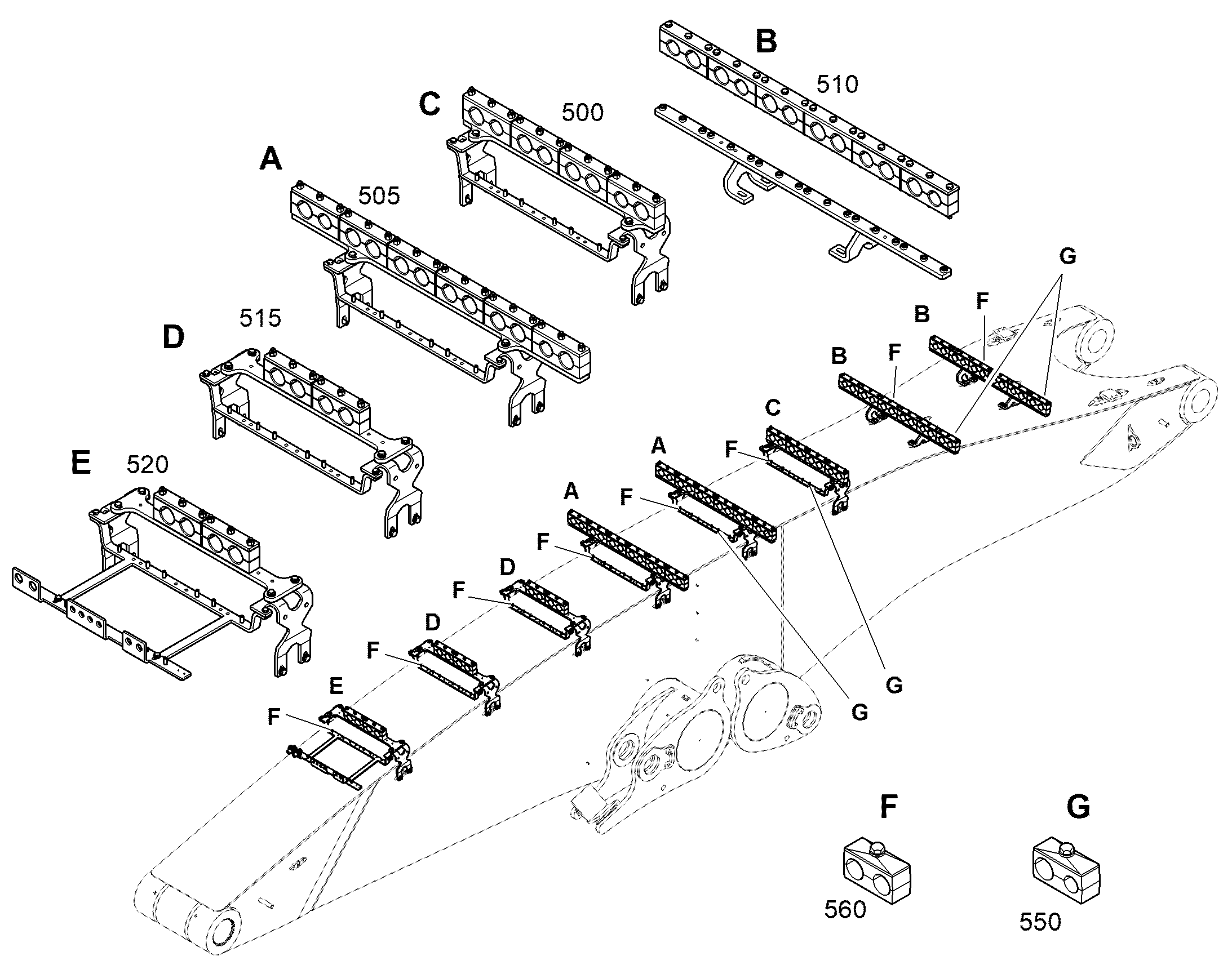 СКОБА ДЛЯ КРЕПЛЕНИЯ ШЛАНГА 59 49 12566430 LIEBHERR