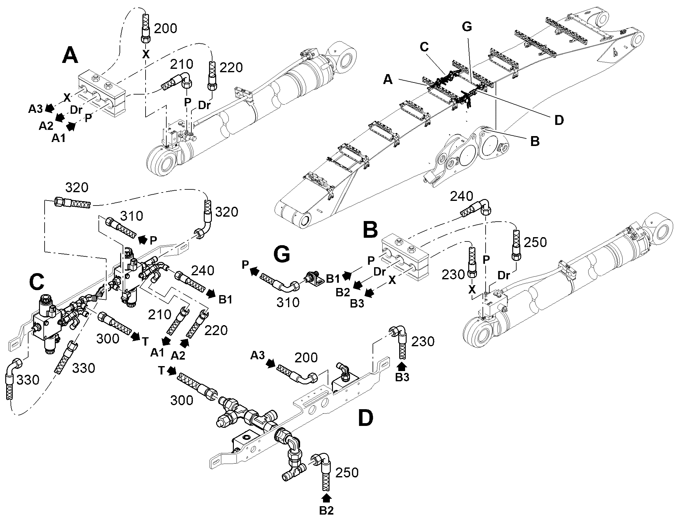 ШЛАНГ 10X3000 12243902 LIEBHERR