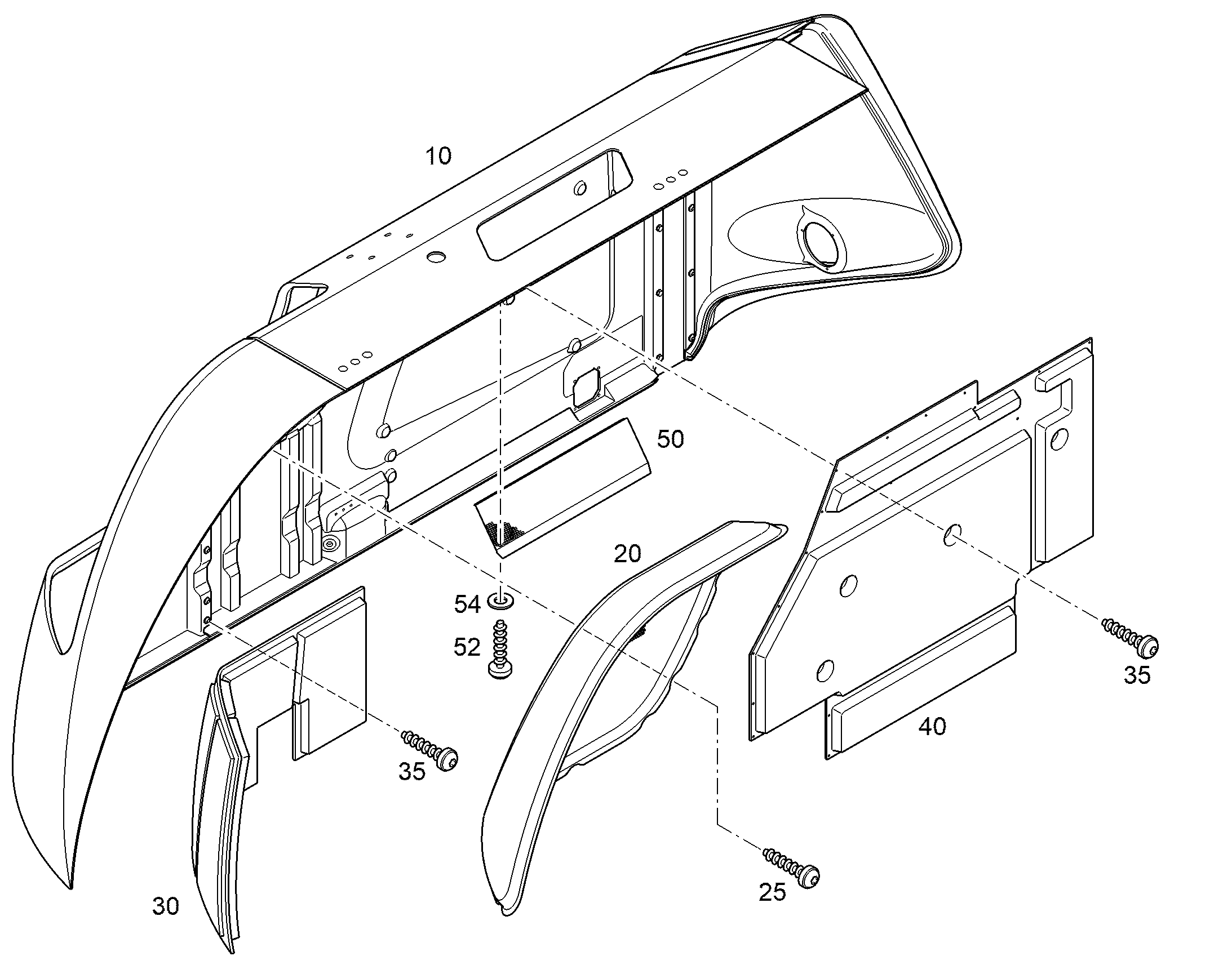 КАПОТ ДВИГАТЕЛЯ 12869536 LIEBHERR