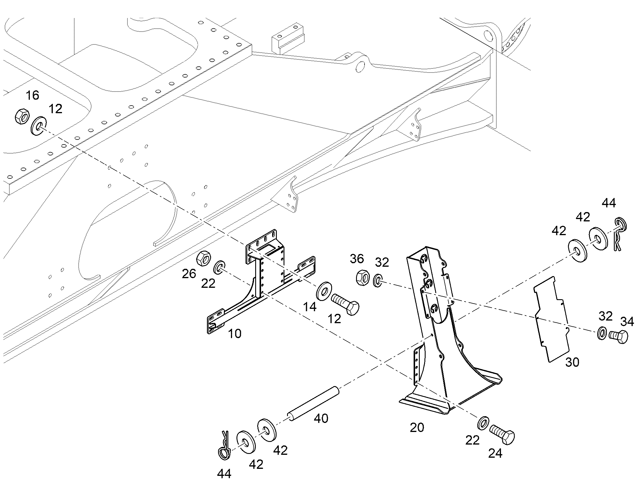 ОБОДОК КОРПУСА ФАРЫ 12863652 LIEBHERR