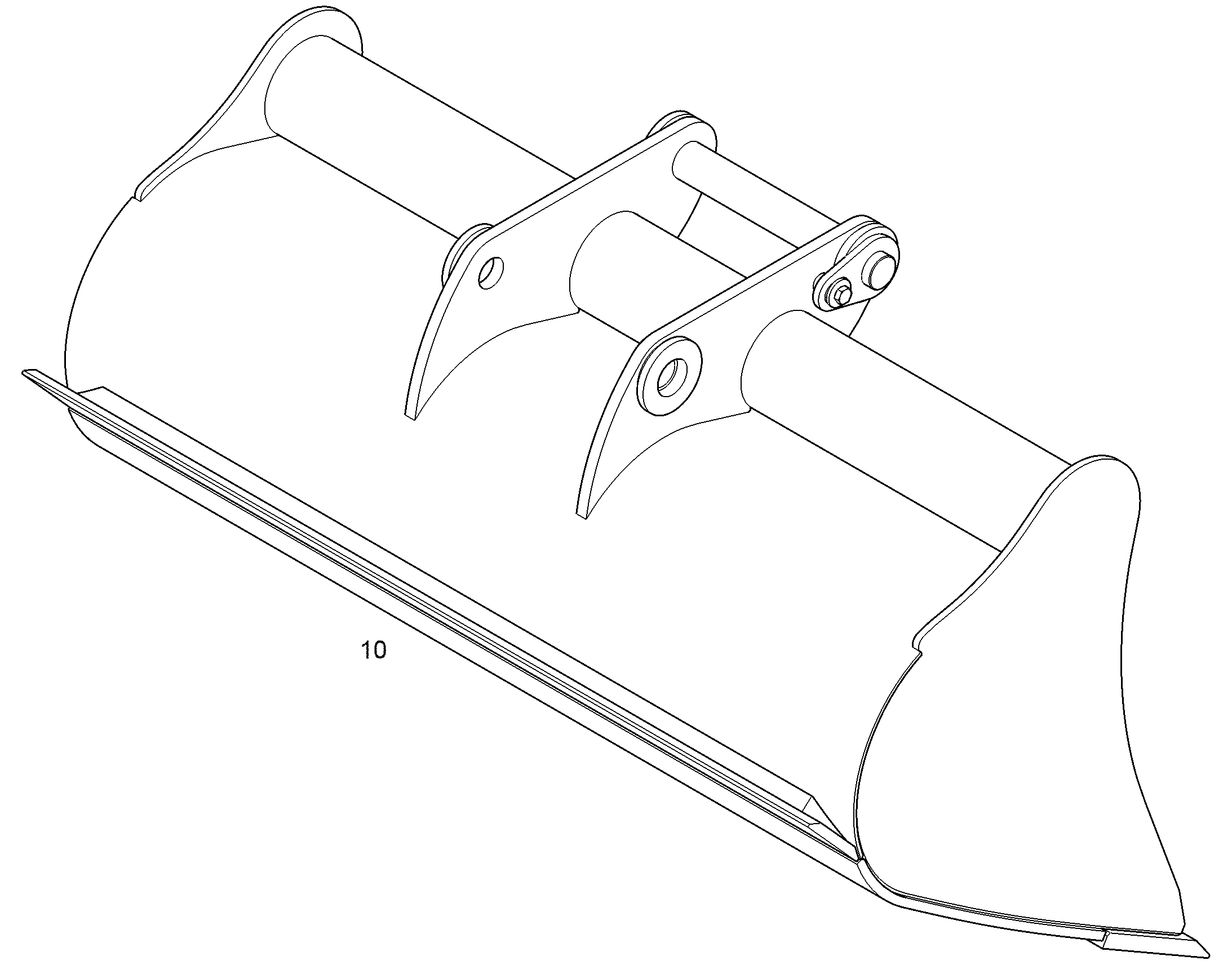 КОВШ КАНАВООЧИСТИТЕЛЯ 1600mm 0,80m³ 12879241 LIEBHERR