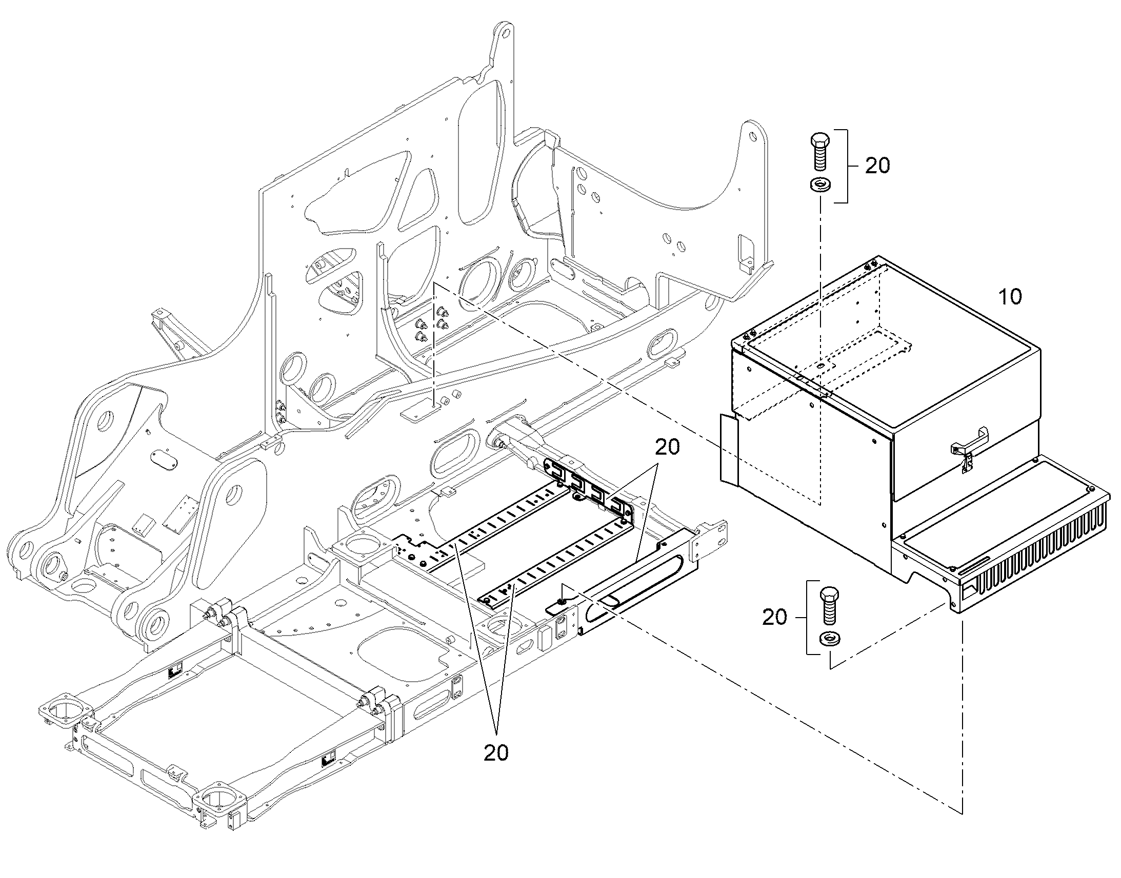 ЭЛЕМЕНТЫ МОНТАЖНЫЕ 12862709 LIEBHERR