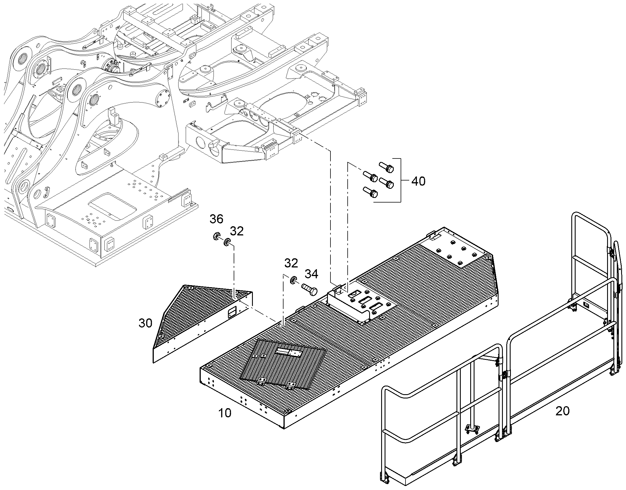 ПЛАТФОРМА 12875948 LIEBHERR