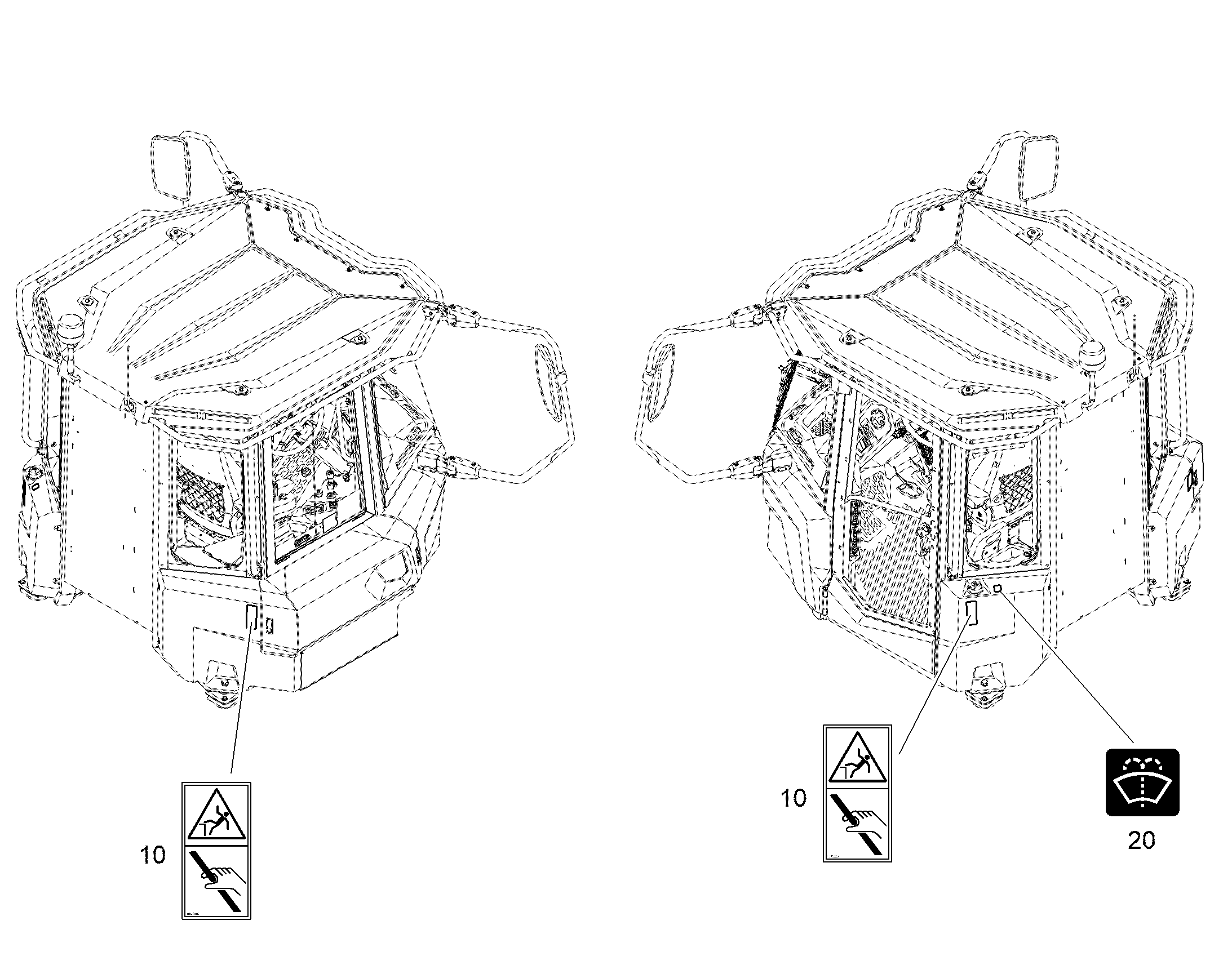 ТАБЛИЧКА 60mmX120mm 12929095 LIEBHERR