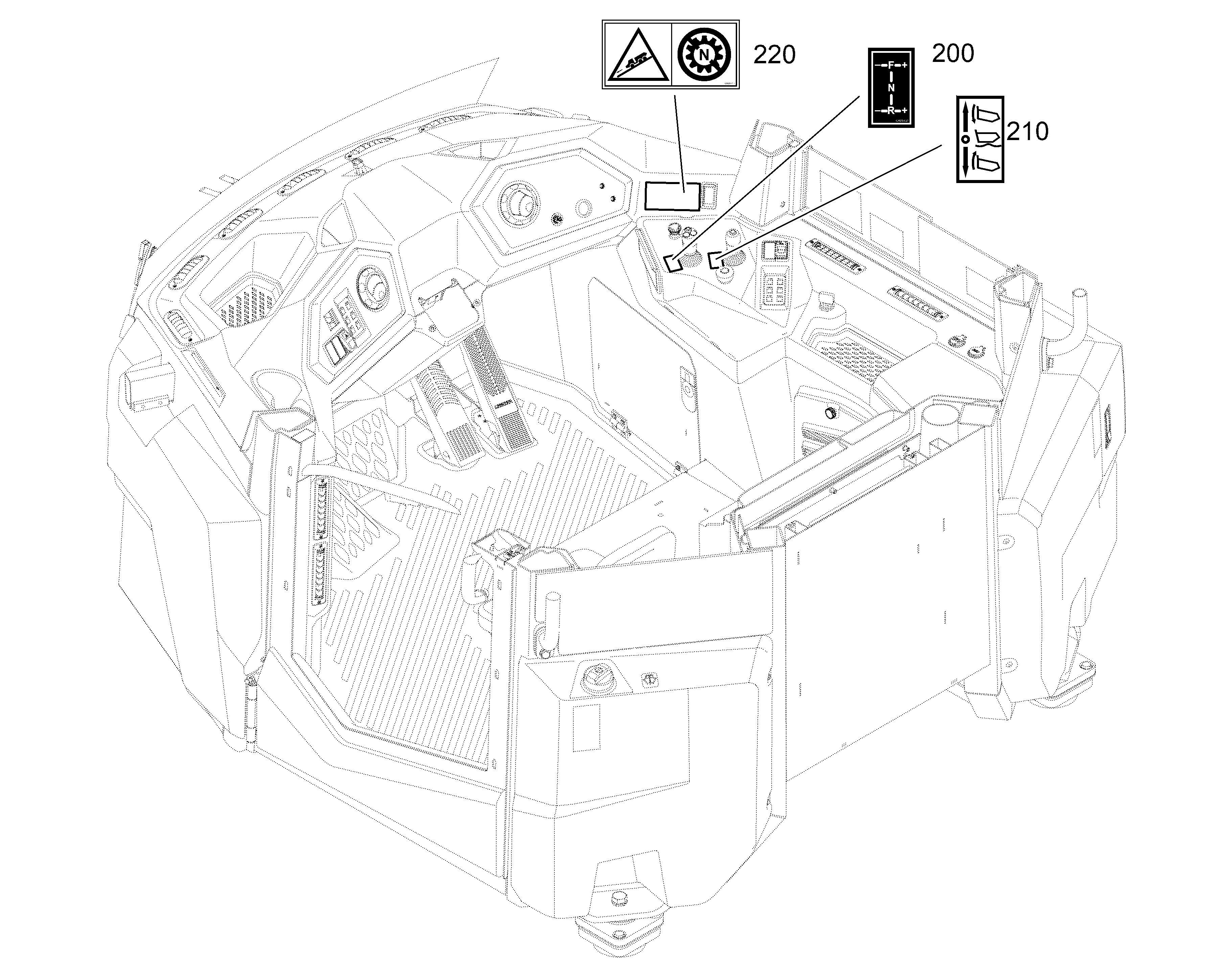 ТАБЛИЧКА МЕХ.ПЕРЕКЛ.ПЕРЕДАЧ 28mmX48mm 12929137 LIEBHERR