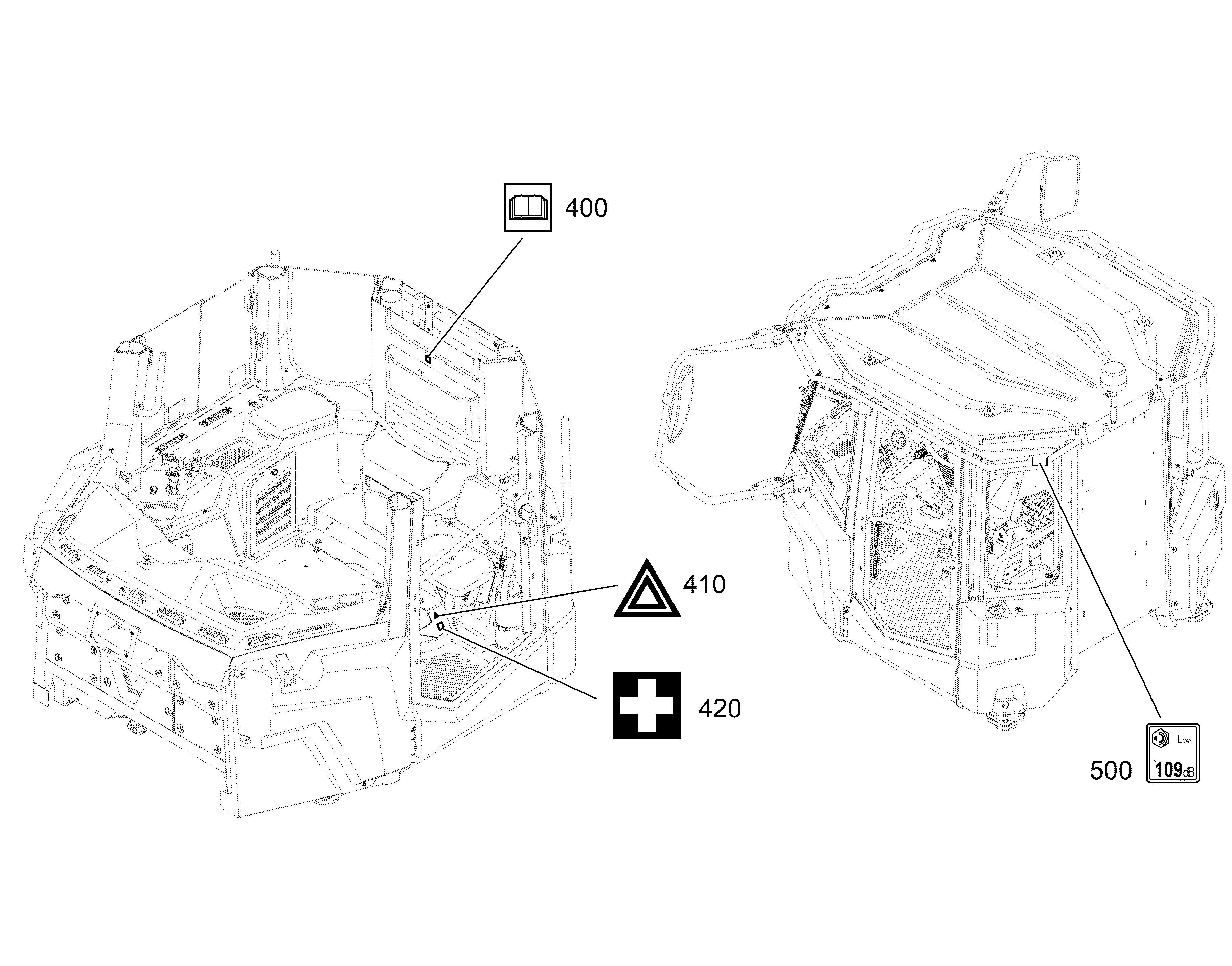 ТАБЛИЧКА 20mmX20mm 12929408 LIEBHERR