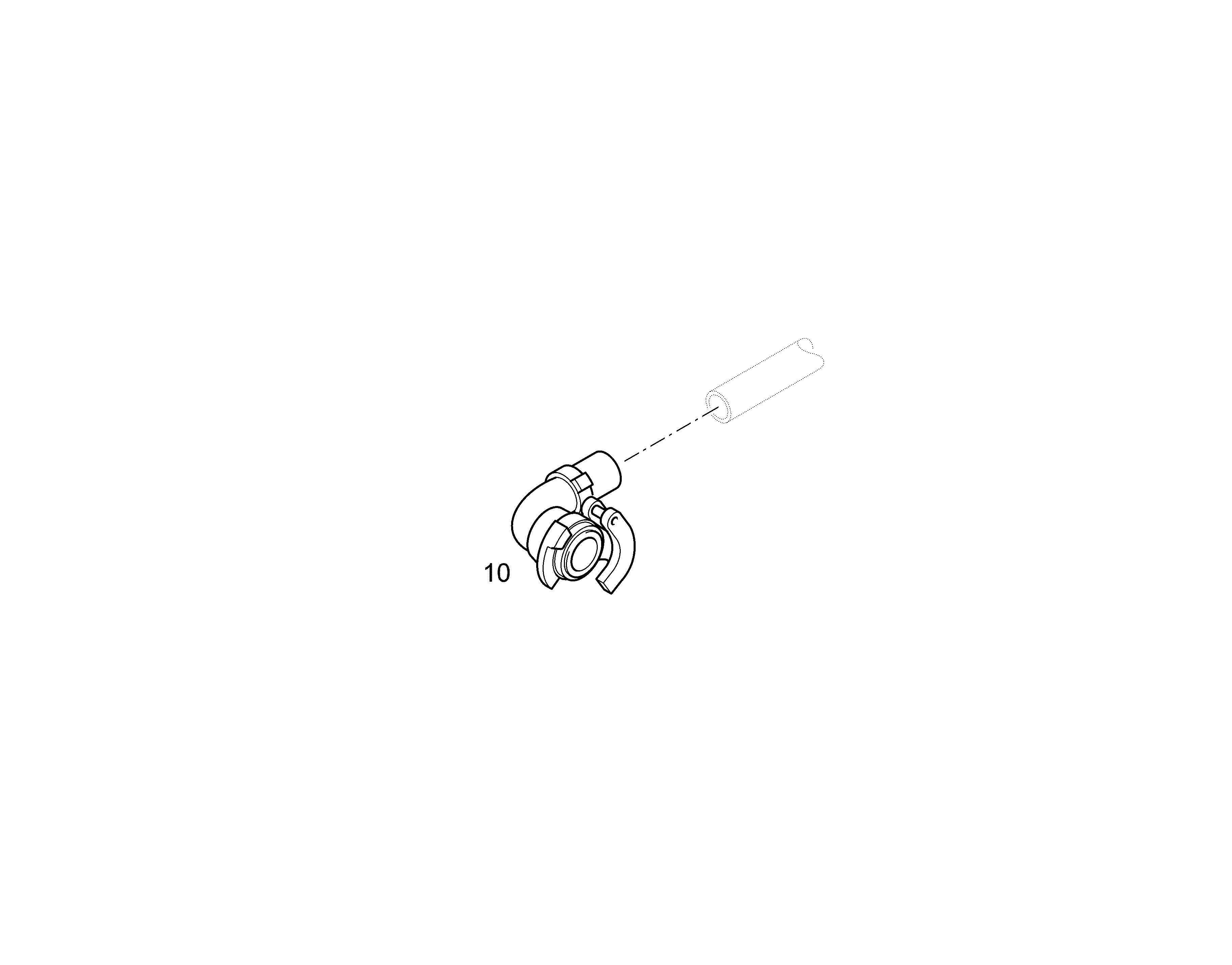ГОЛОВКА СОЕДИНИТЕЛЬНАЯ 10038356 LIEBHERR