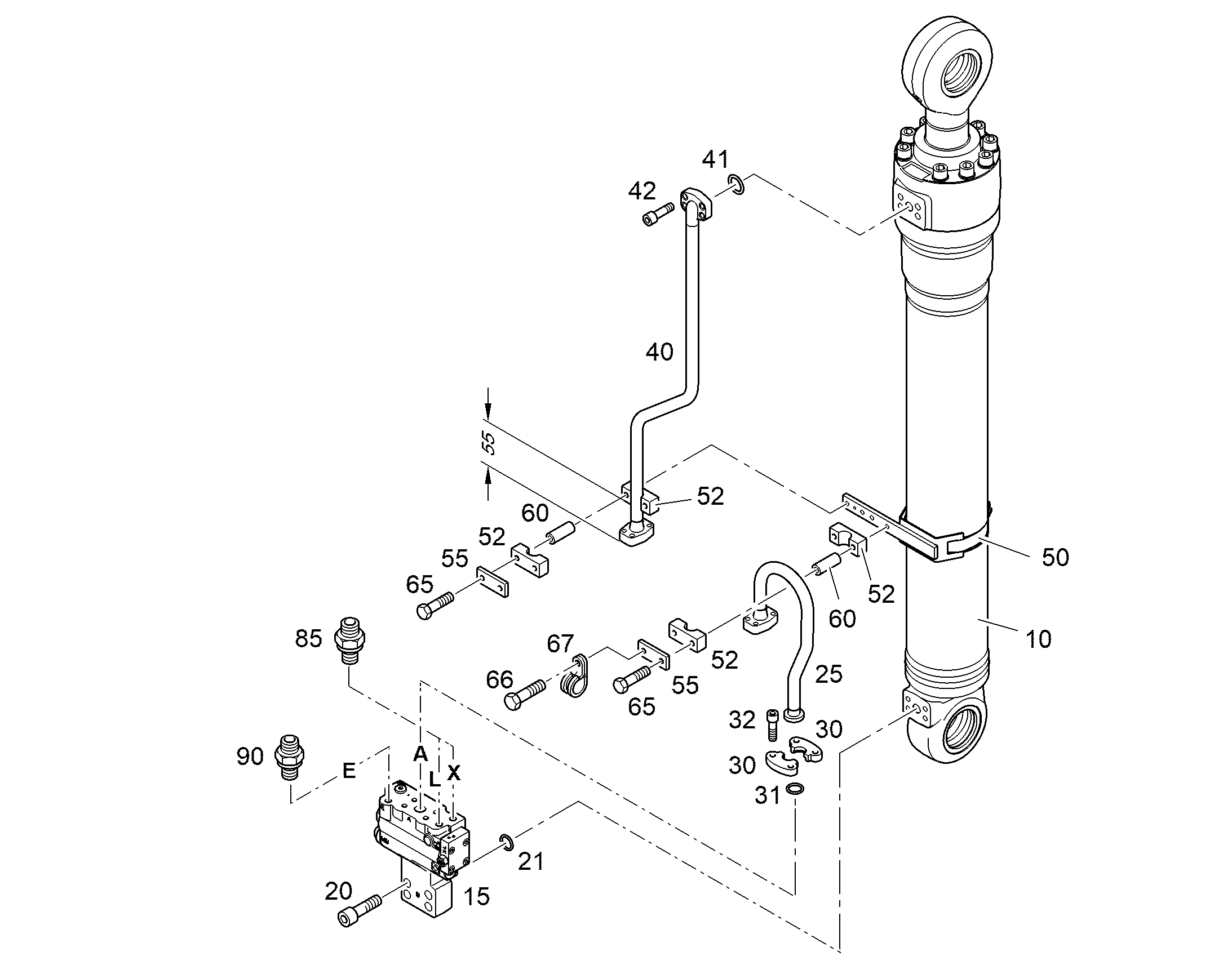 КЛАПАН ПРЕДОХРАНИТЕЛЬНЫЙ 11695446 LIEBHERR