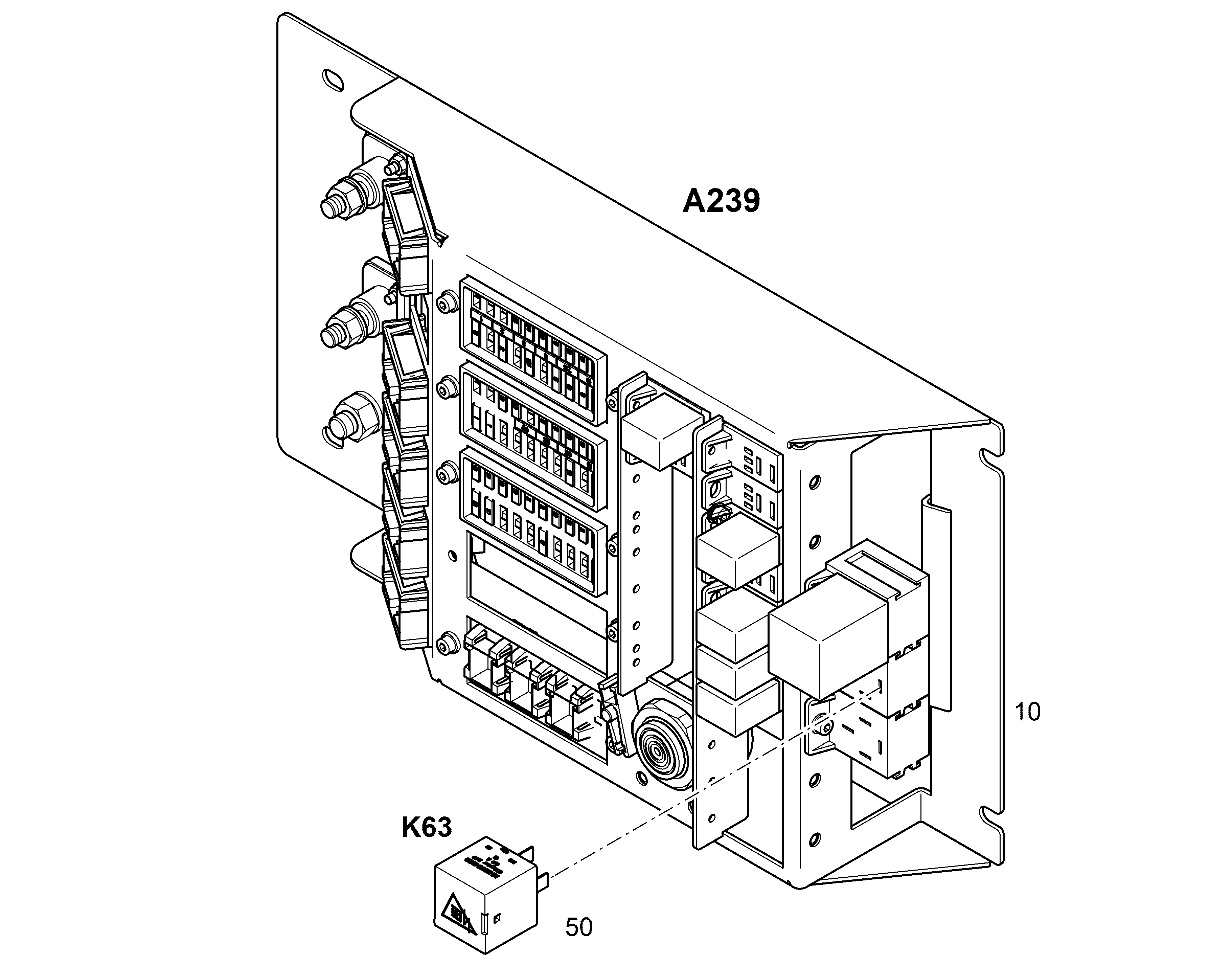 DISTRIBUTOR CASE A239 12888519 LIEBHERR