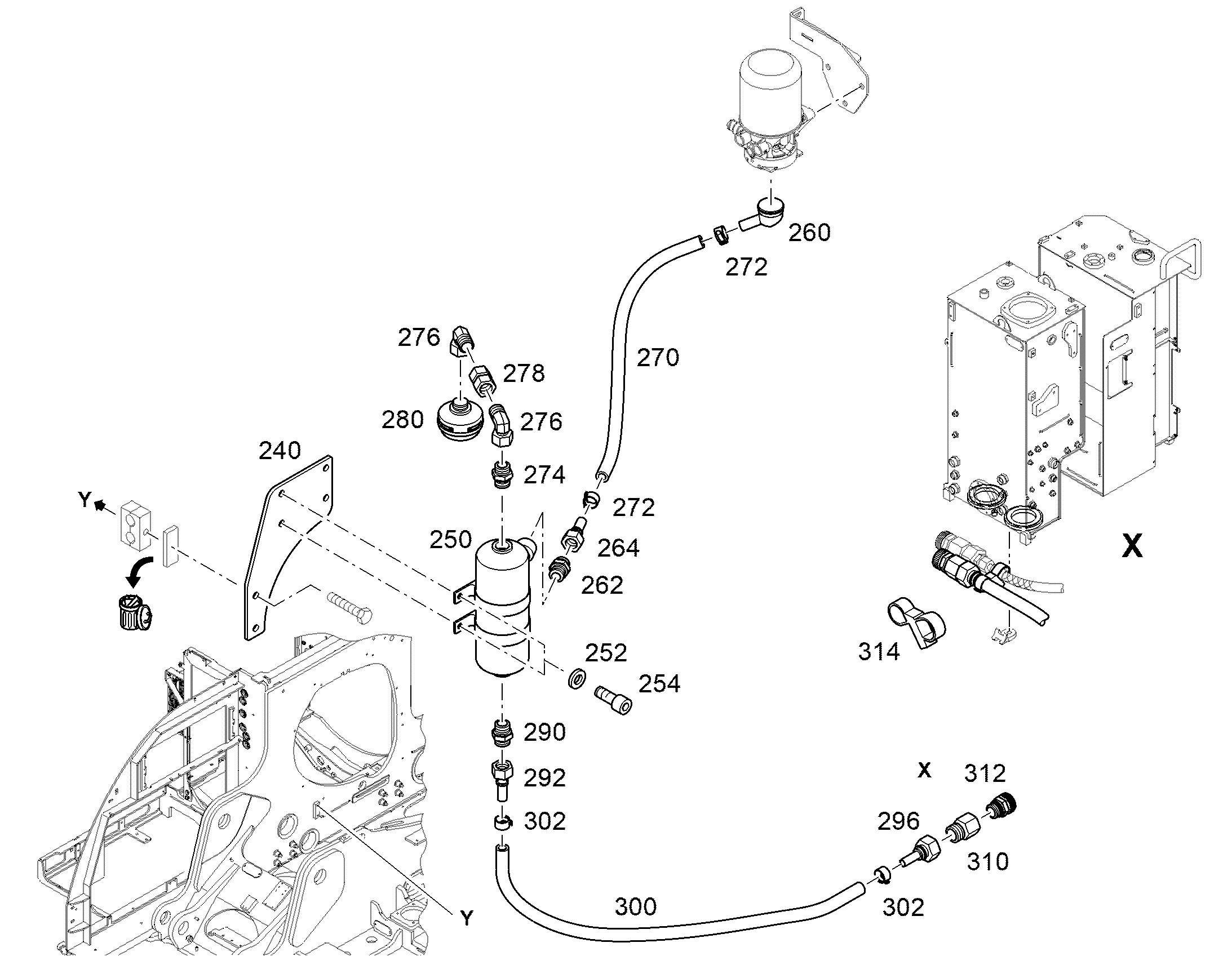 ФИТИНГИ ШЛАНГОВЫЕ DN12 12223184 LIEBHERR