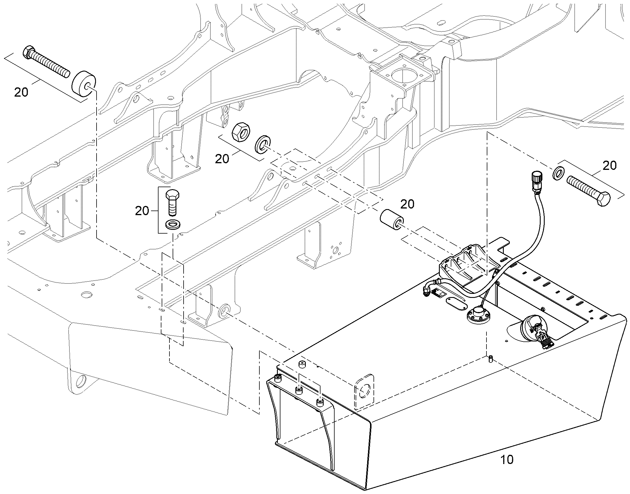 ЭЛЕМЕНТЫ МОНТАЖНЫЕ 12886595 LIEBHERR