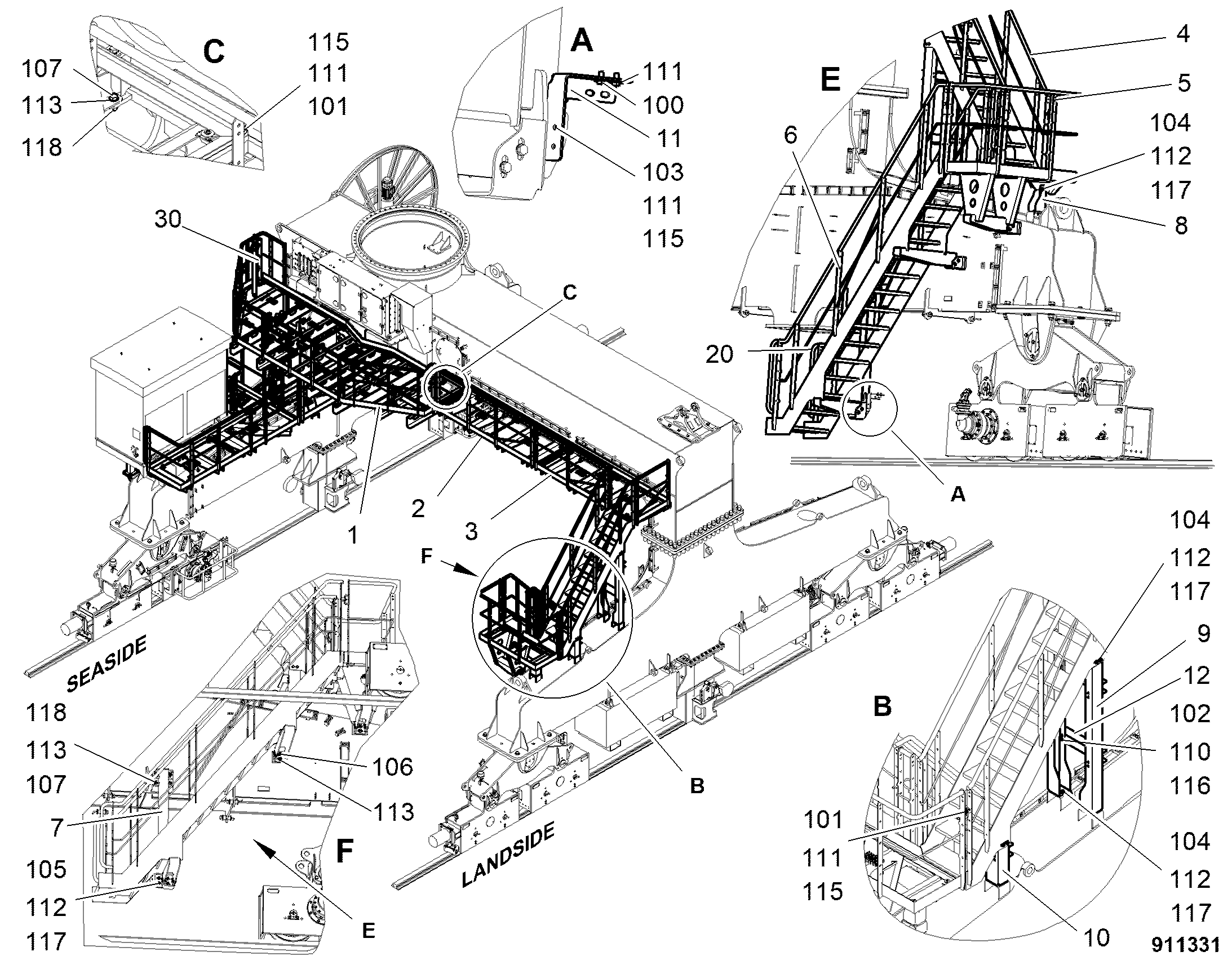 ШЕСТИГРАННАЯ ГАЙКА M12 10540495 LIEBHERR