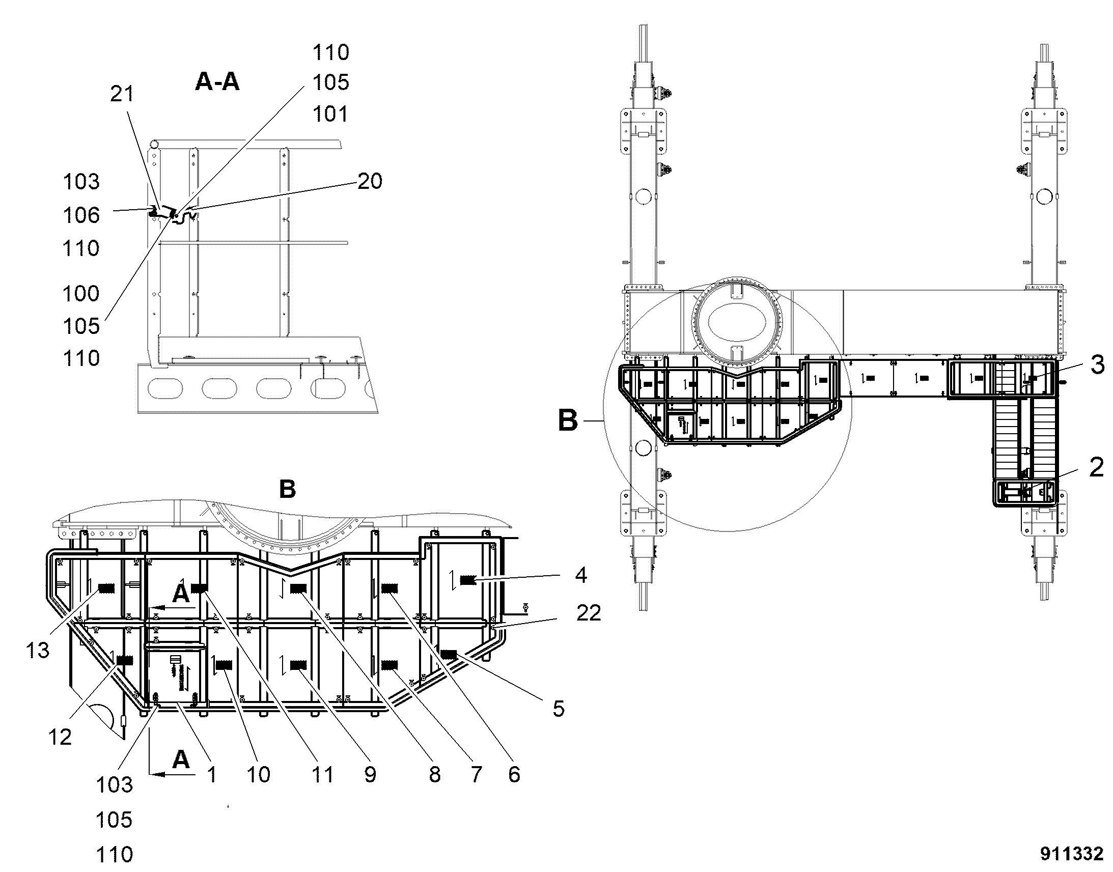 СКОБА В КОМПЛЕКТЕ 30X30 10530379 LIEBHERR