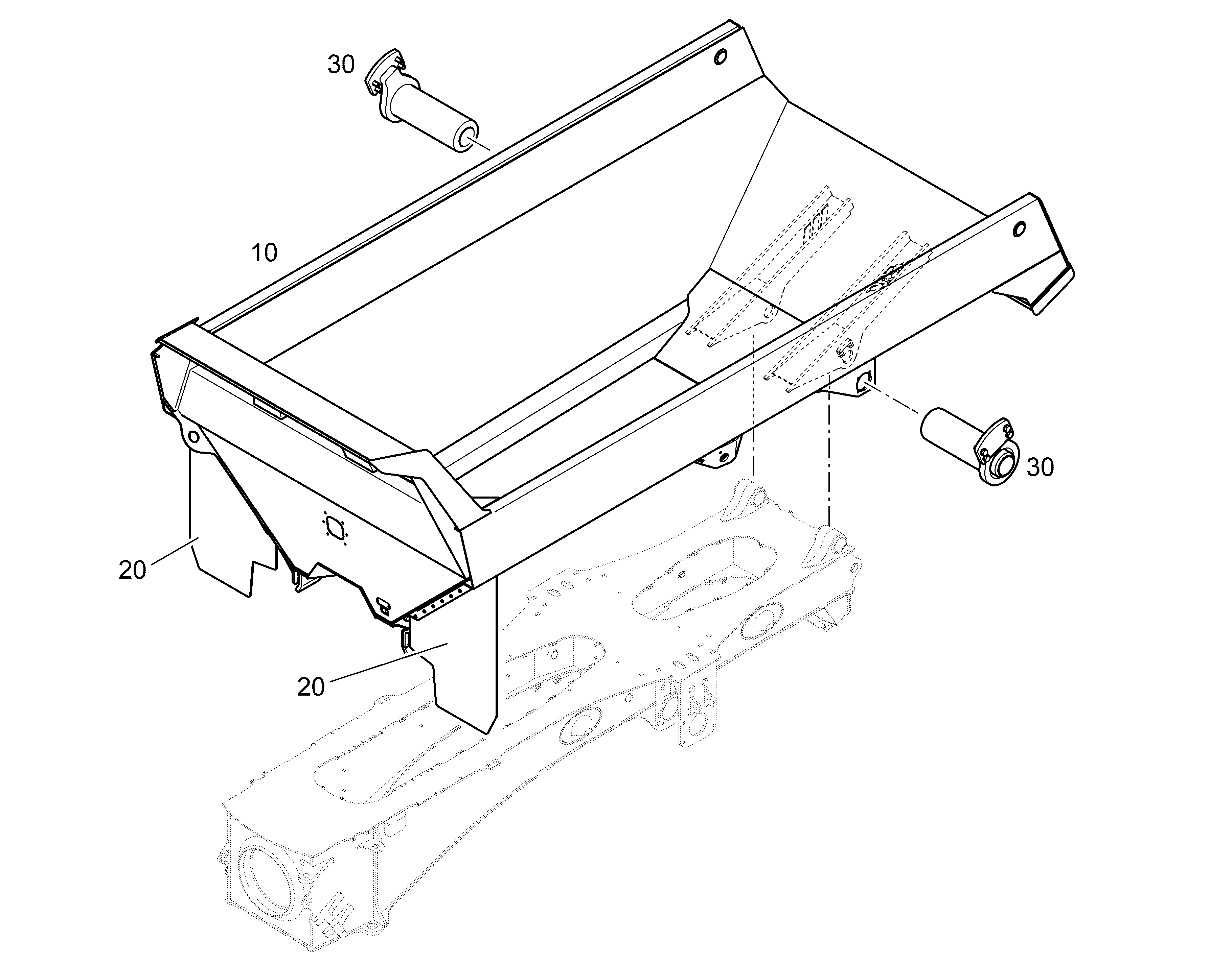 КОВШОВАЯ ПЛАТФОРМА 12903821 LIEBHERR