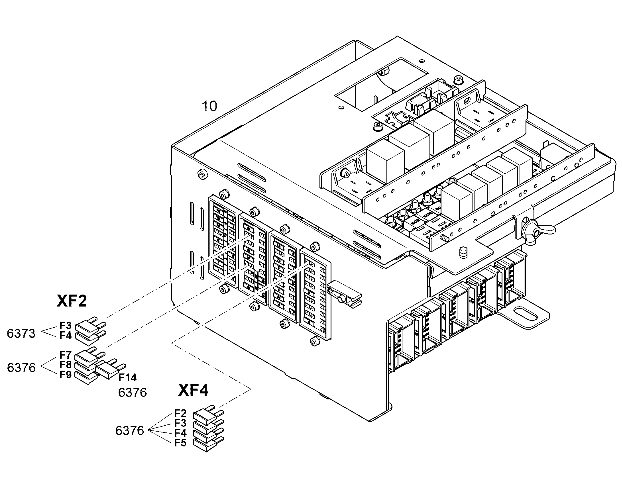 DISTRIBUTOR CASE 12906530 LIEBHERR