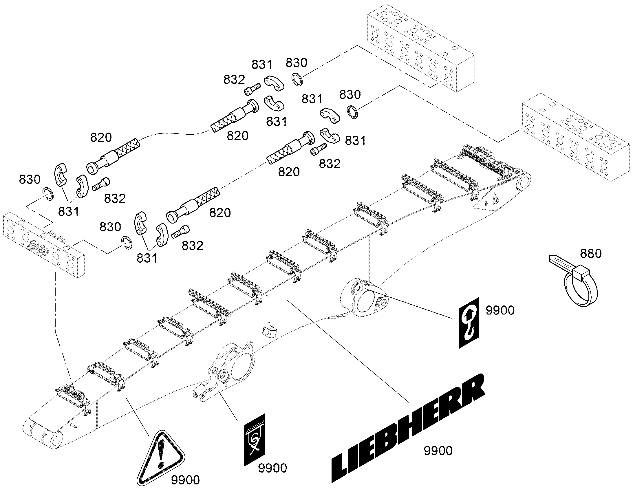 ТАБЛИЧКИ 12839150 LIEBHERR