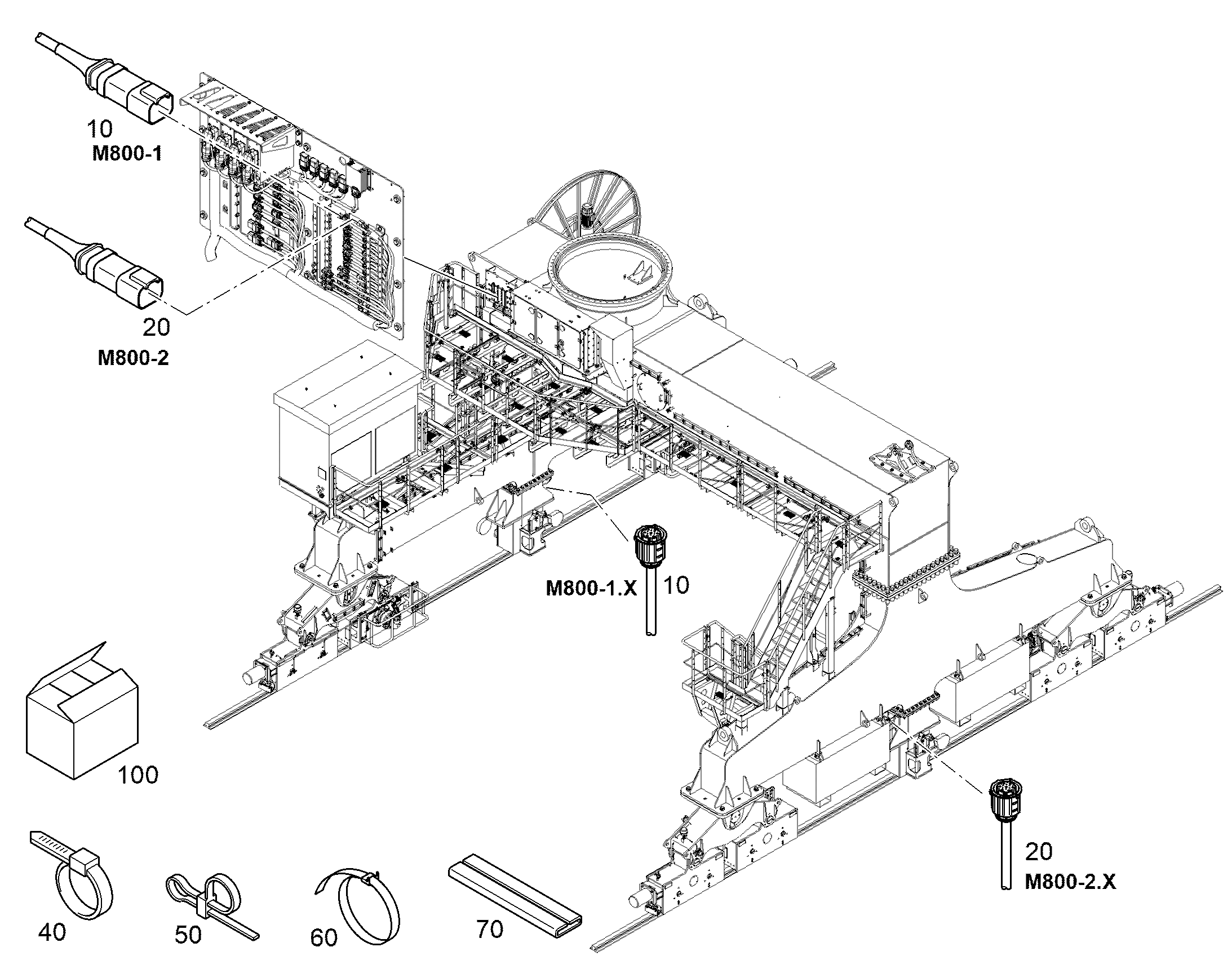 КОМПЛЕКТУЮЩИЕ ДЕТАЛИ 12870797 LIEBHERR