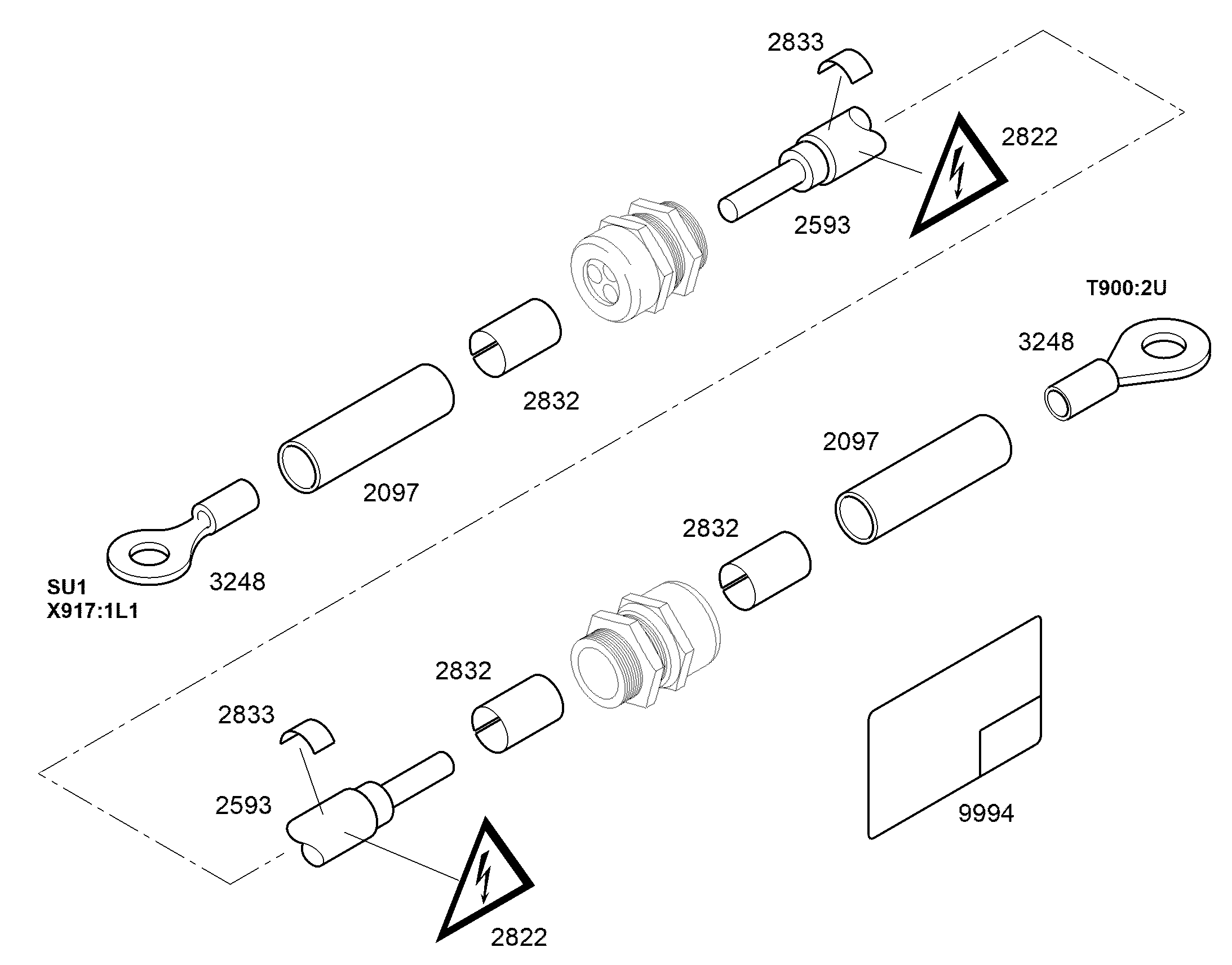 НАКОНЕЧНИК КАБЕЛЬНЫЙ M20X240 12239223 LIEBHERR