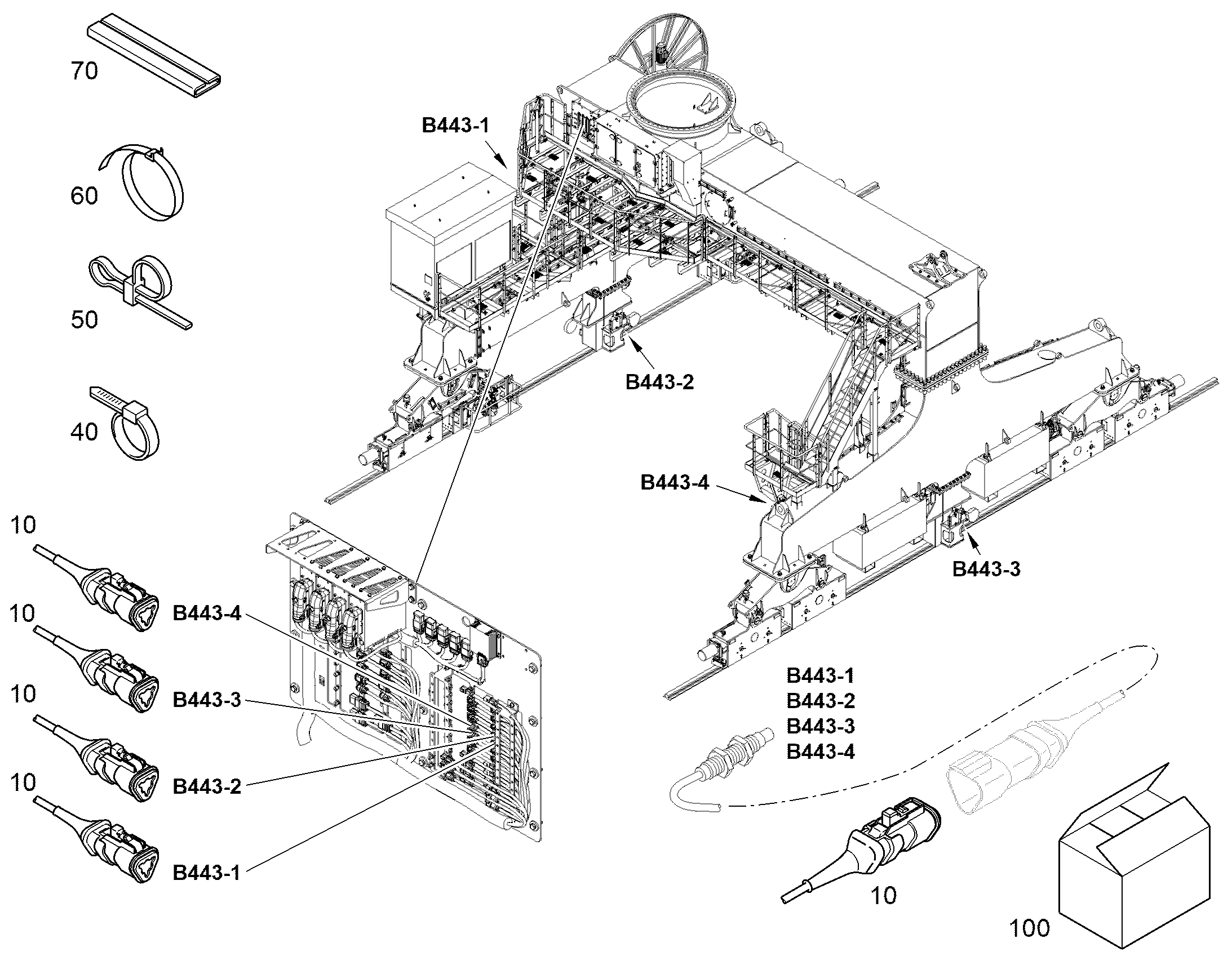КОМПЛЕКТУЮЩИЕ ДЕТАЛИ 12870662 LIEBHERR