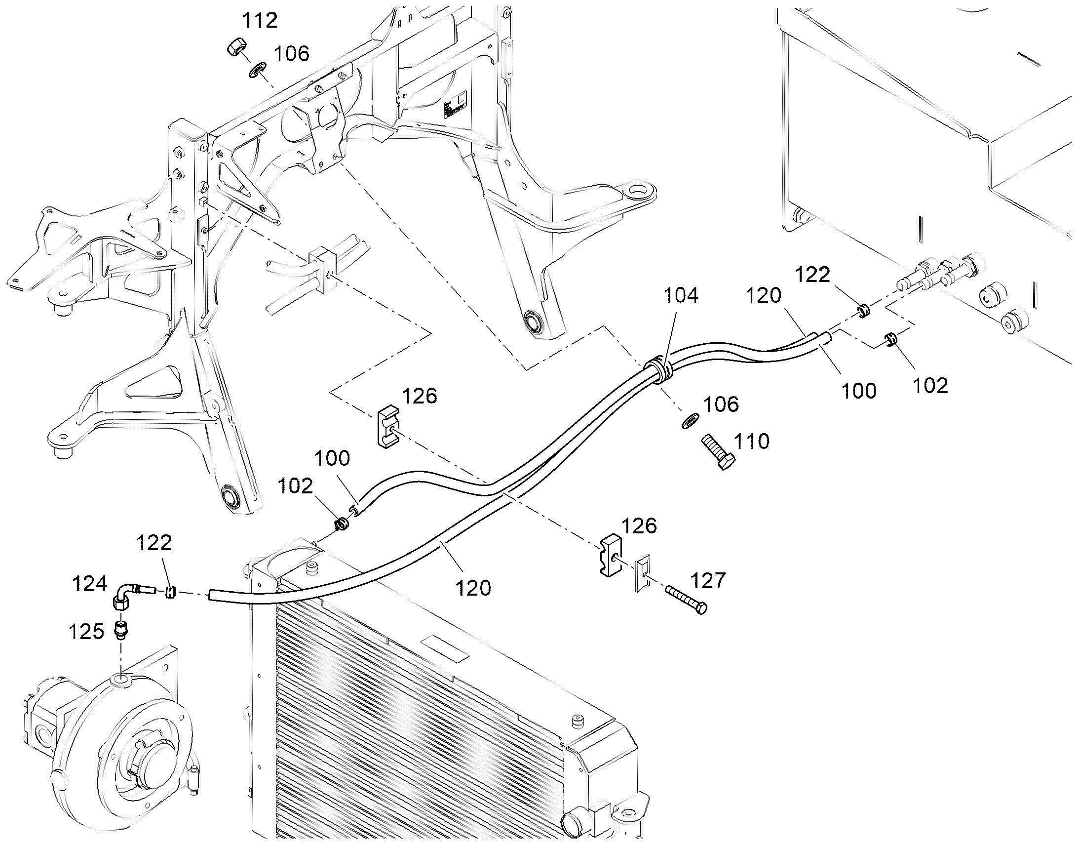 ФИТИНГИ ШЛАНГОВЫЕ DN10 12223267 LIEBHERR