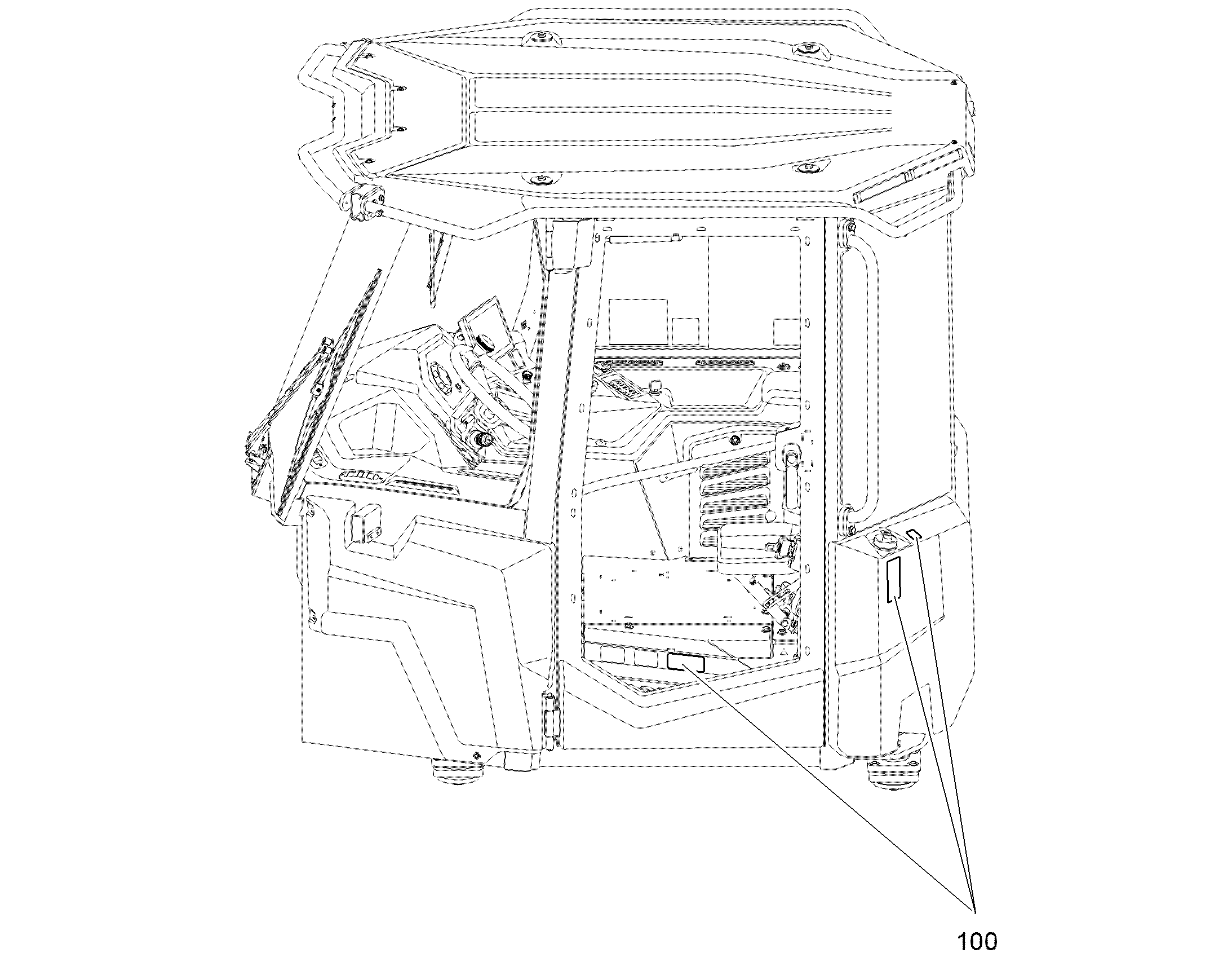 ТАБЛИЧКИ ФИНСКИЙ 12960040 LIEBHERR
