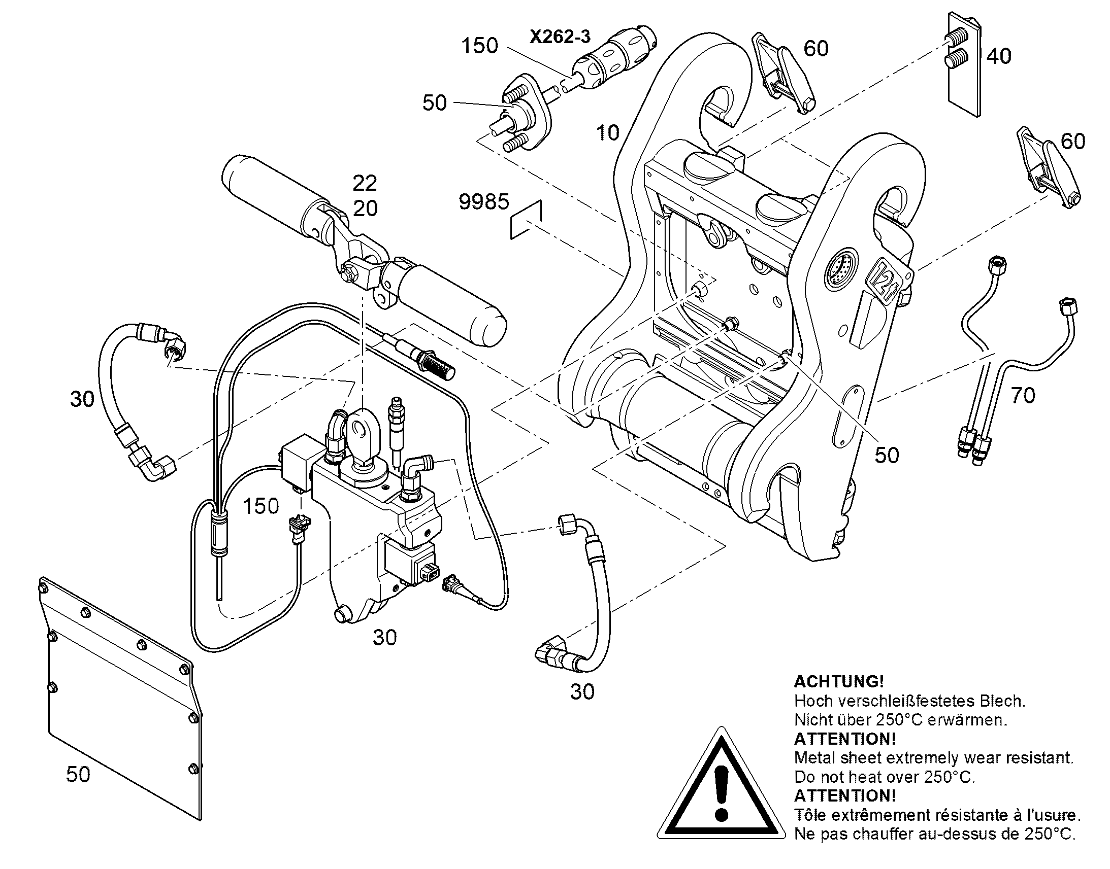 ГИДРАВЛИЧЕСКАЯ СИСТЕМА SWA48 12937997 LIEBHERR