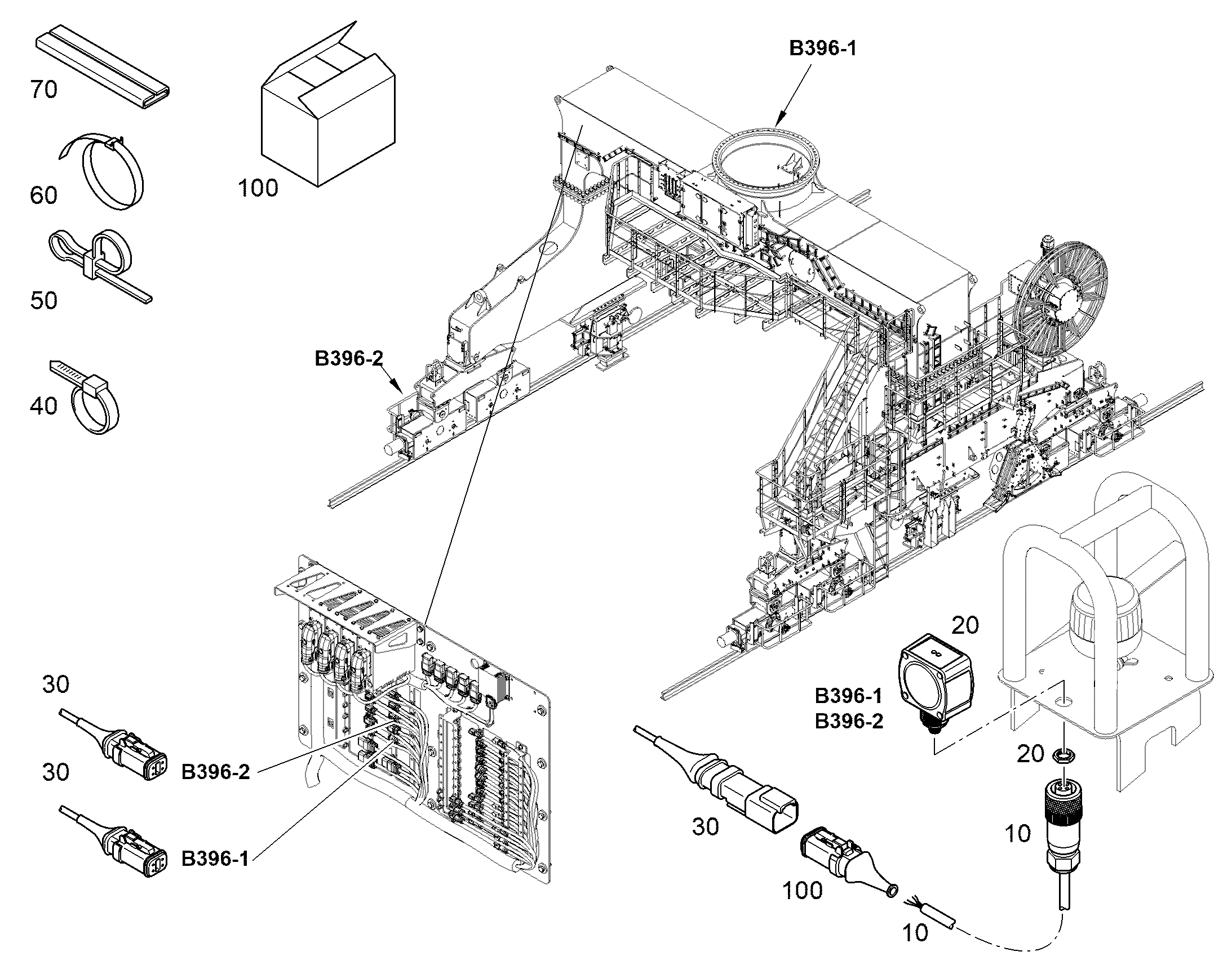 КОМПЛЕКТУЮЩИЕ ДЕТАЛИ 12892982 LIEBHERR