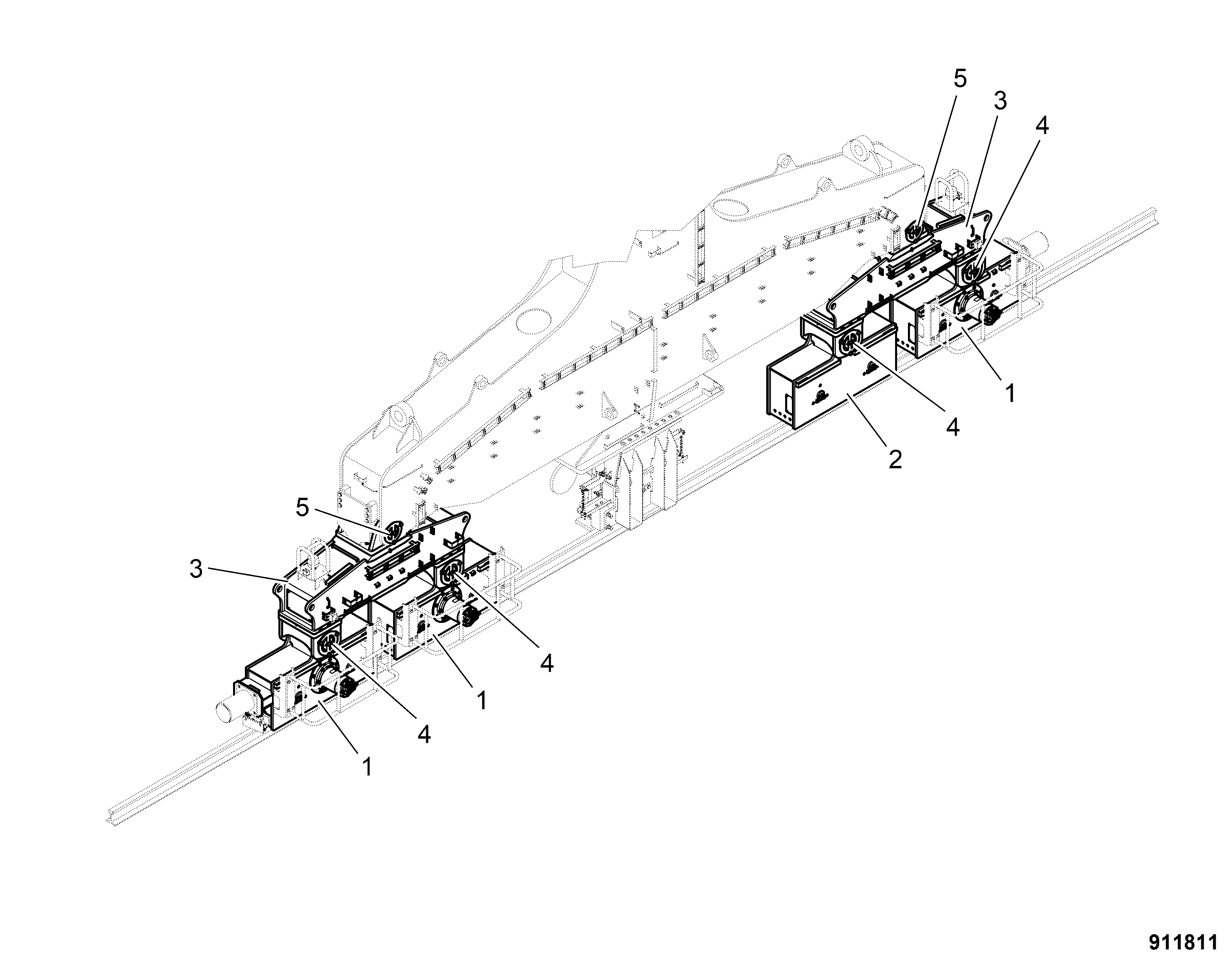ФИКСАЦИЯ ПАЛЬЦАМИ 13120157 LIEBHERR