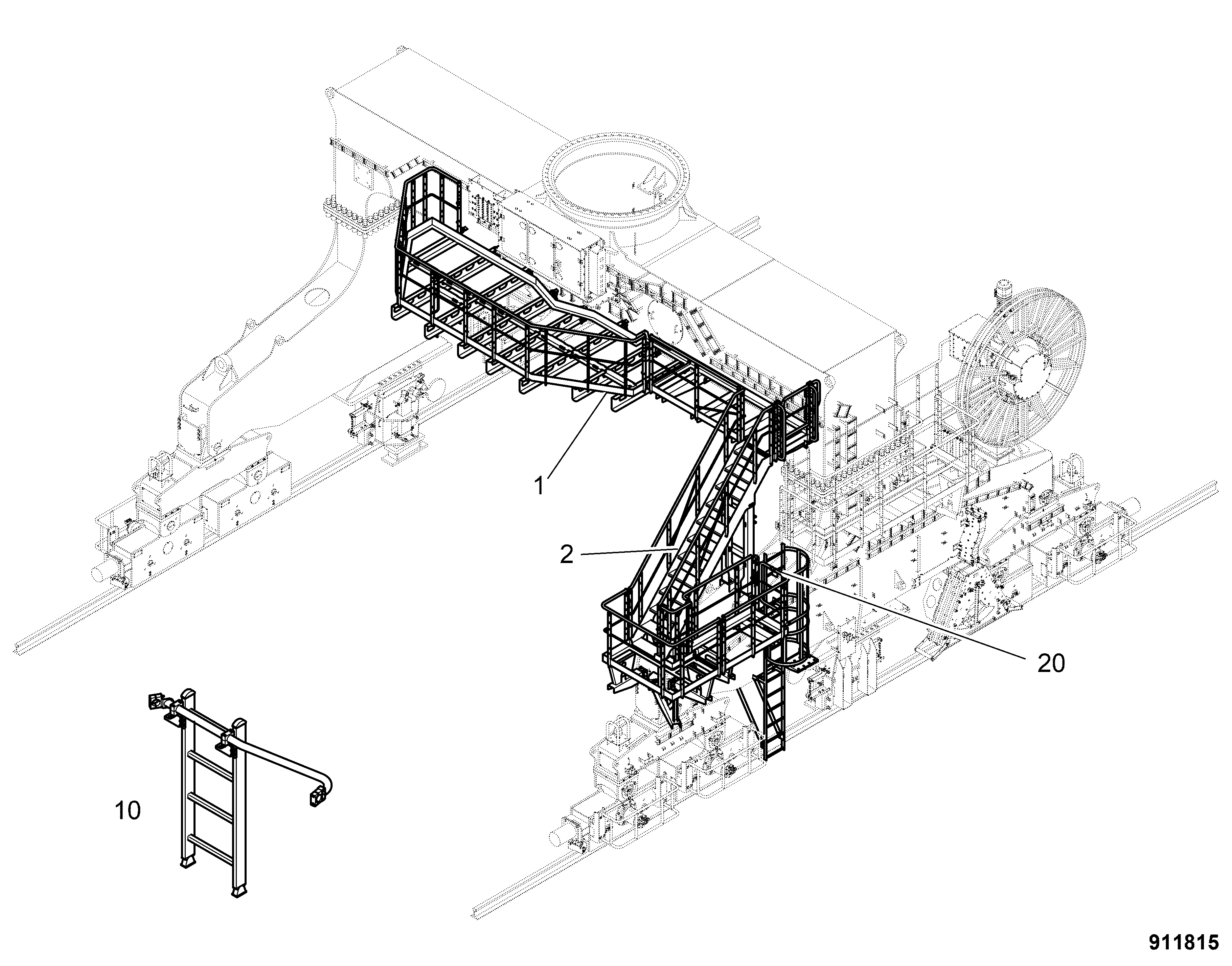 ДОПОЛНИТЕЛЬНАЯ ПЛОЩАДКА 13140312 LIEBHERR