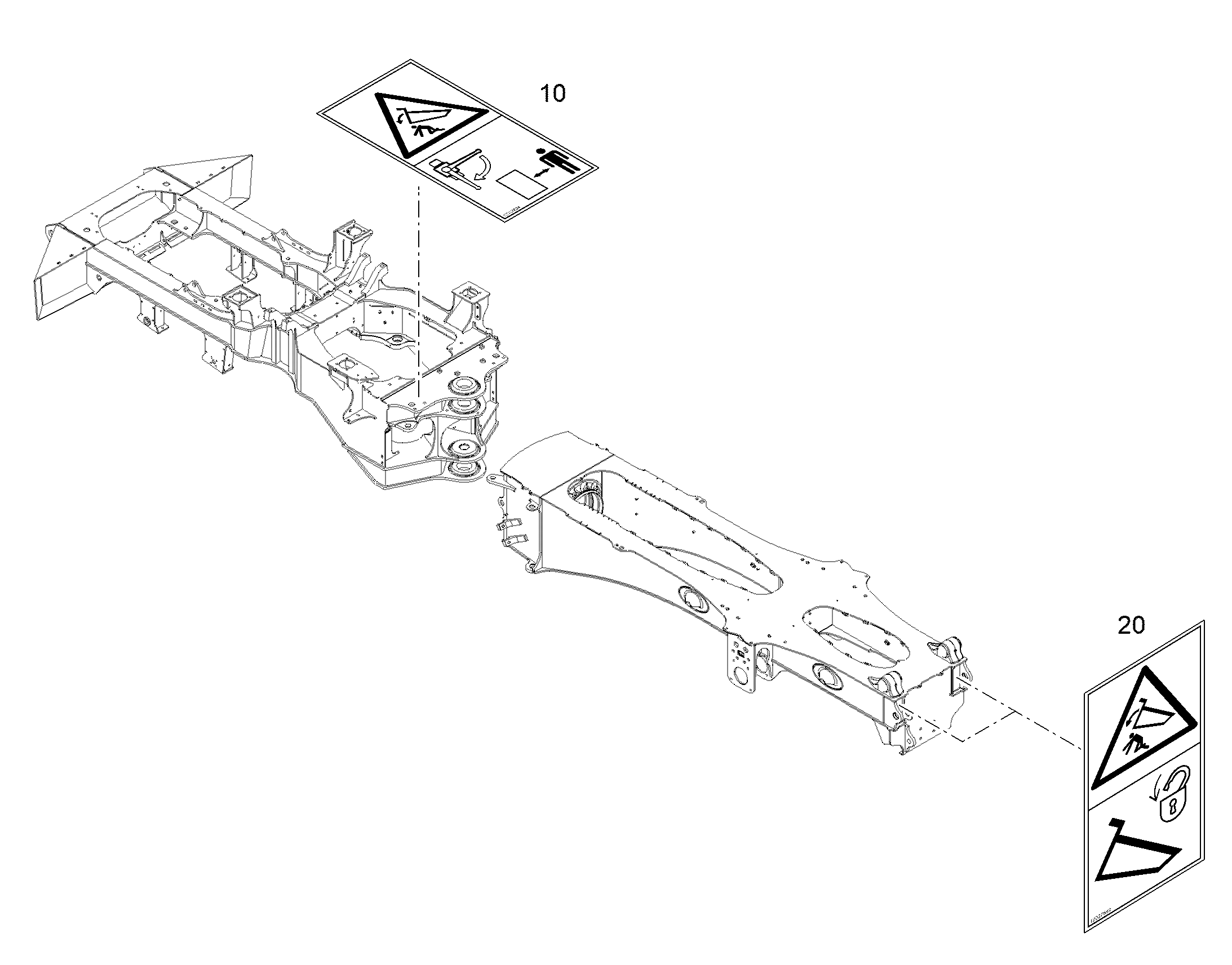 ТАБЛИЧКА 80mmX160mm 12937882 LIEBHERR