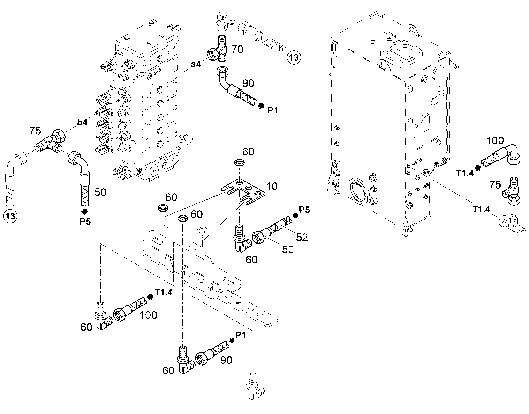 РАЗДЕЛИТЕЛЬНЫЙ ЛИСТ 5X70X100 12958018 LIEBHERR