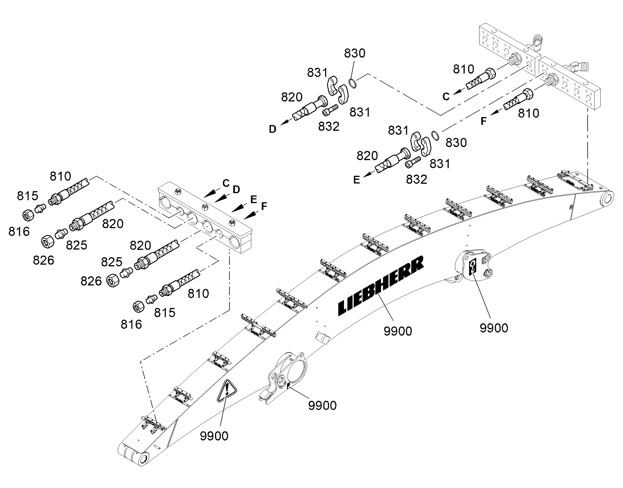 ТАБЛИЧКИ 12954683 LIEBHERR