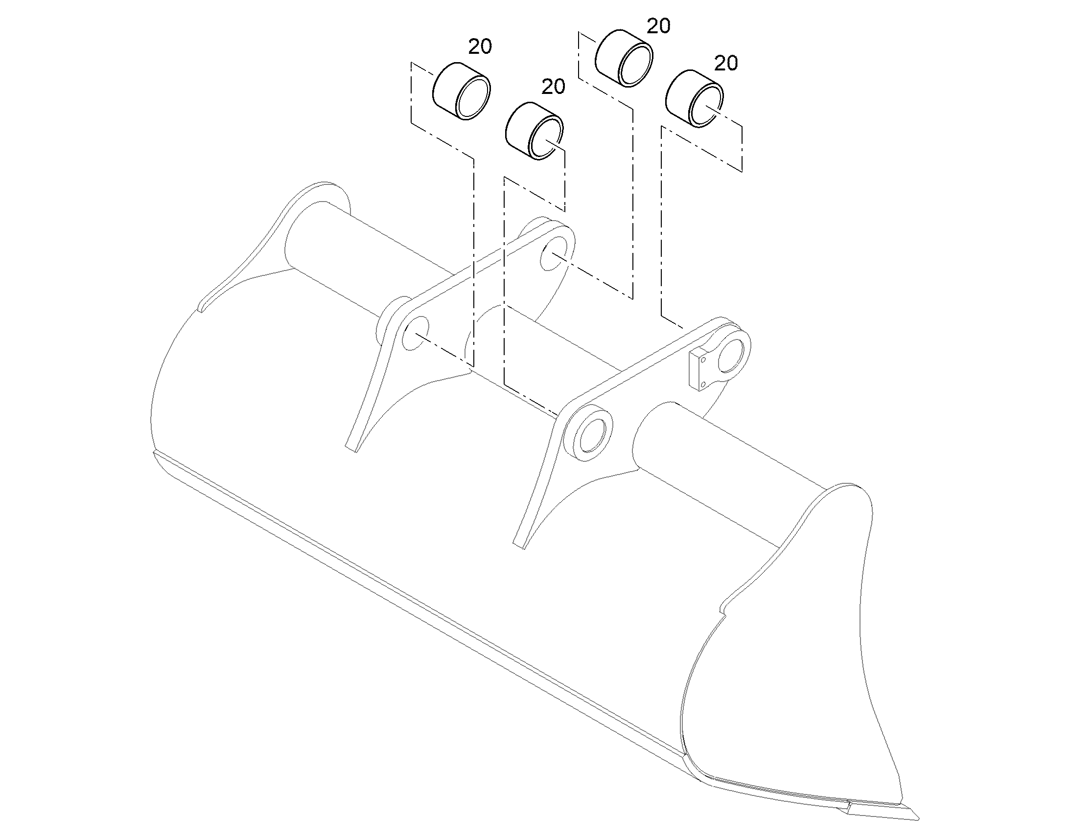 BUSH ASSEMBLY 12958690 LIEBHERR