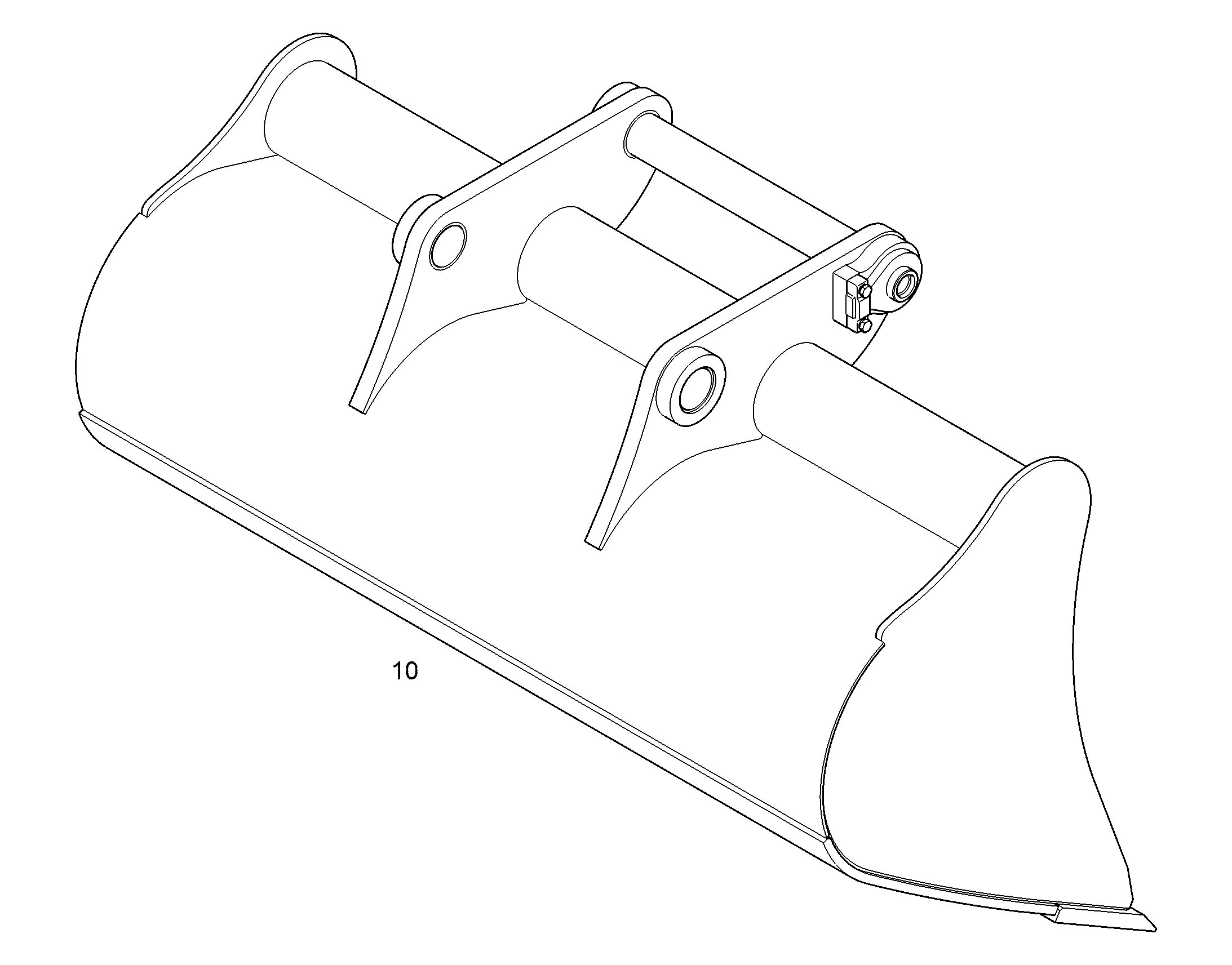 КОВШ УНИВЕРСАЛЬНЫЙ 1600mm 0,80m³ 12959847 LIEBHERR