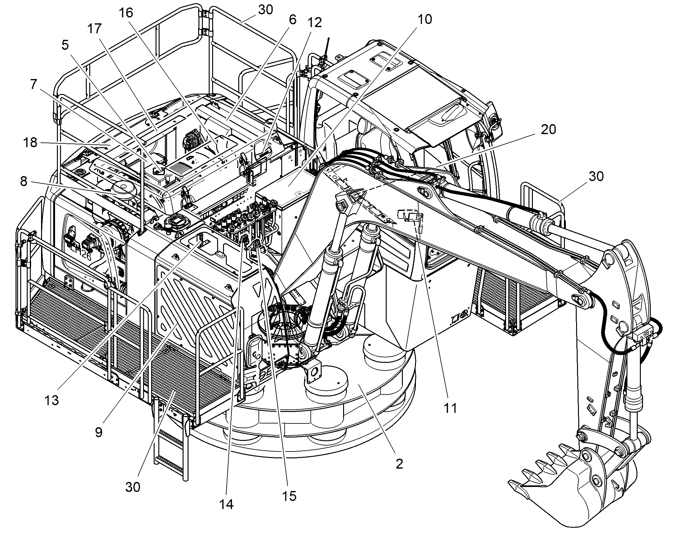 ЭЛАСТИЧНАЯ ОПОРА 9647928 LIEBHERR