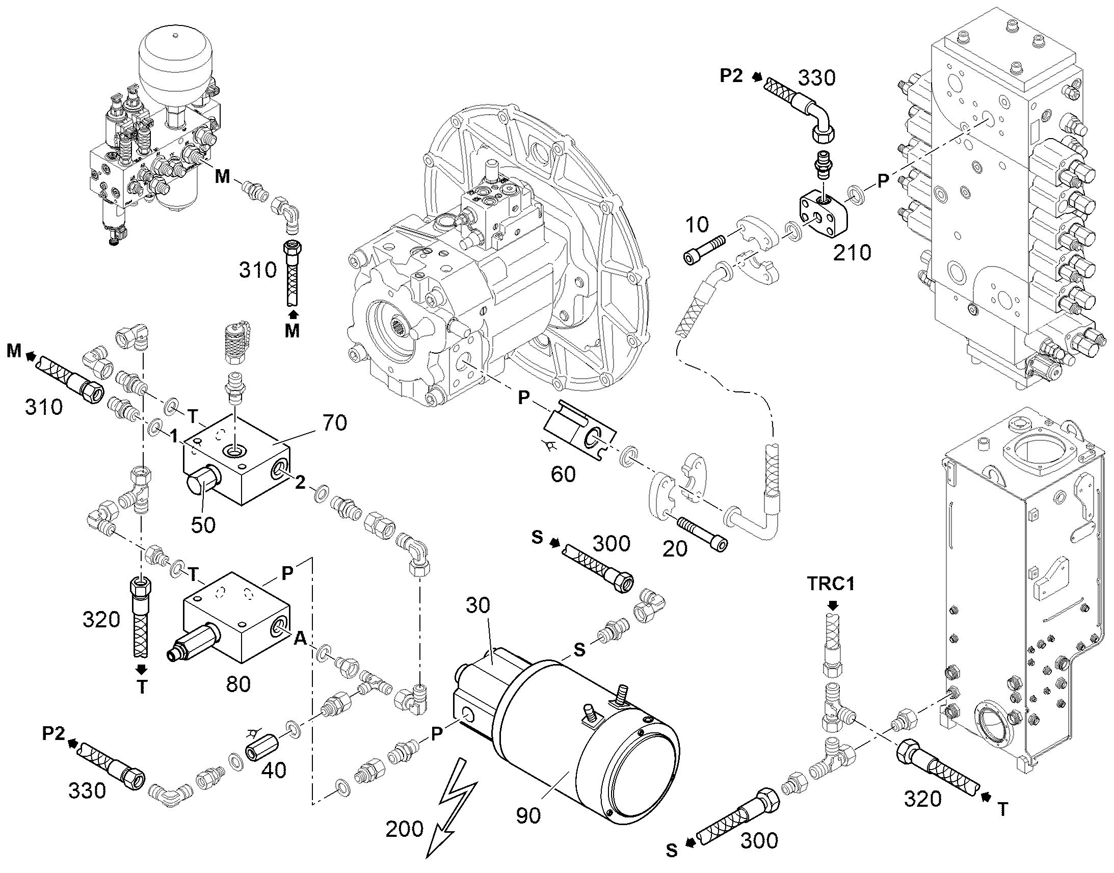 ЭЛЕКТРОДВИГАТЕЛЬ 12246491 LIEBHERR