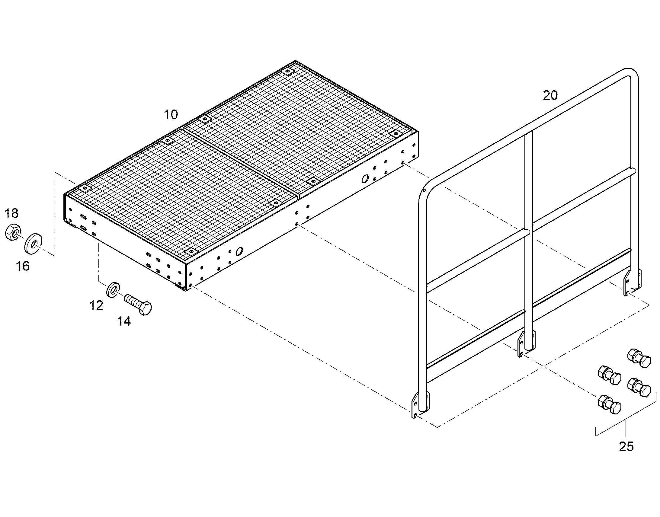 ПЛАТФОРМА 12955295 LIEBHERR