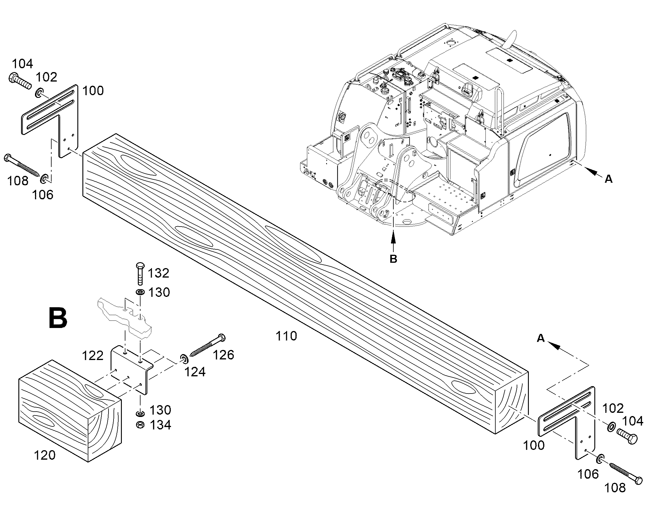 MOUNTING PANEL 12956572 LIEBHERR