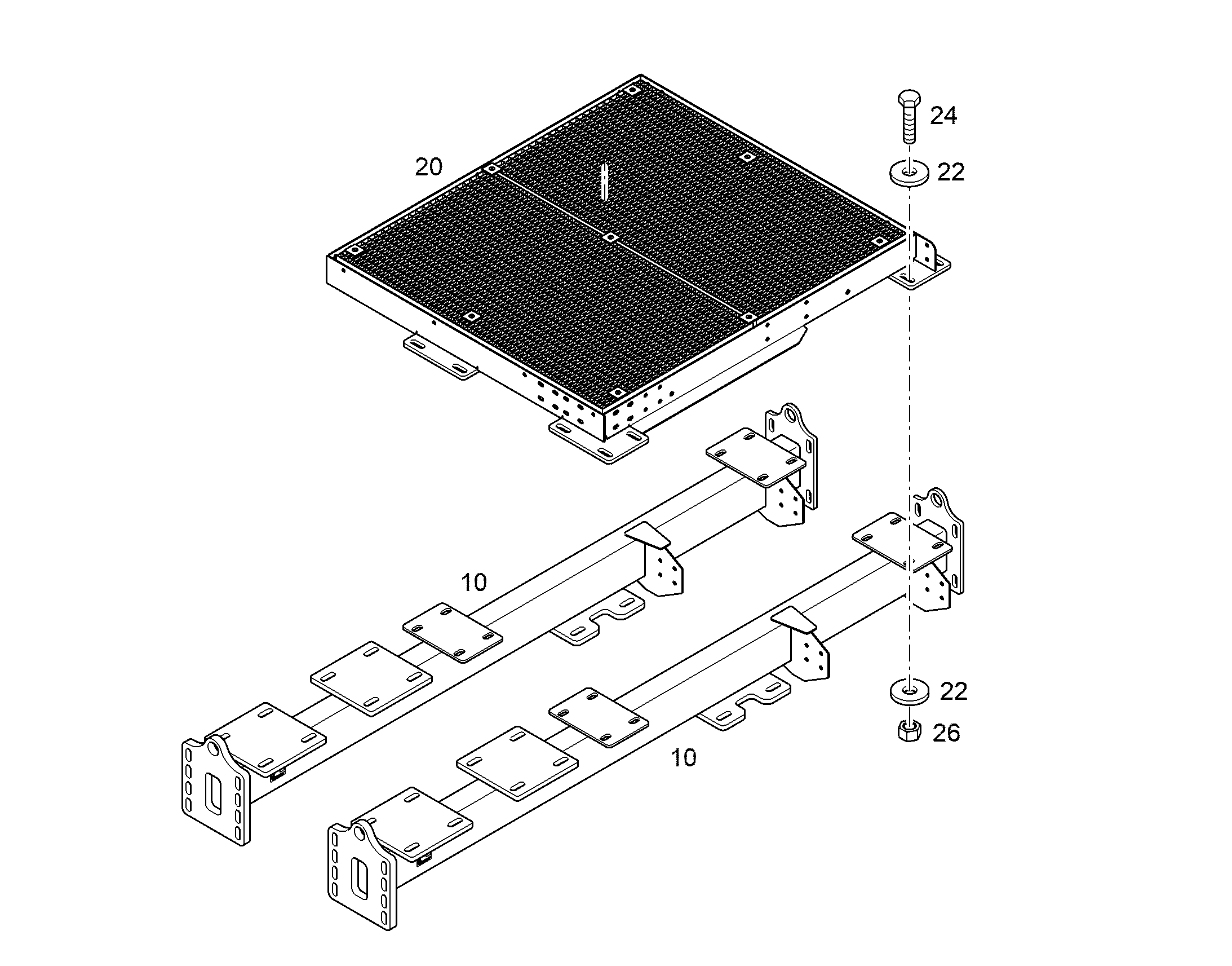 ПЛАТФОРМА 12856820 LIEBHERR