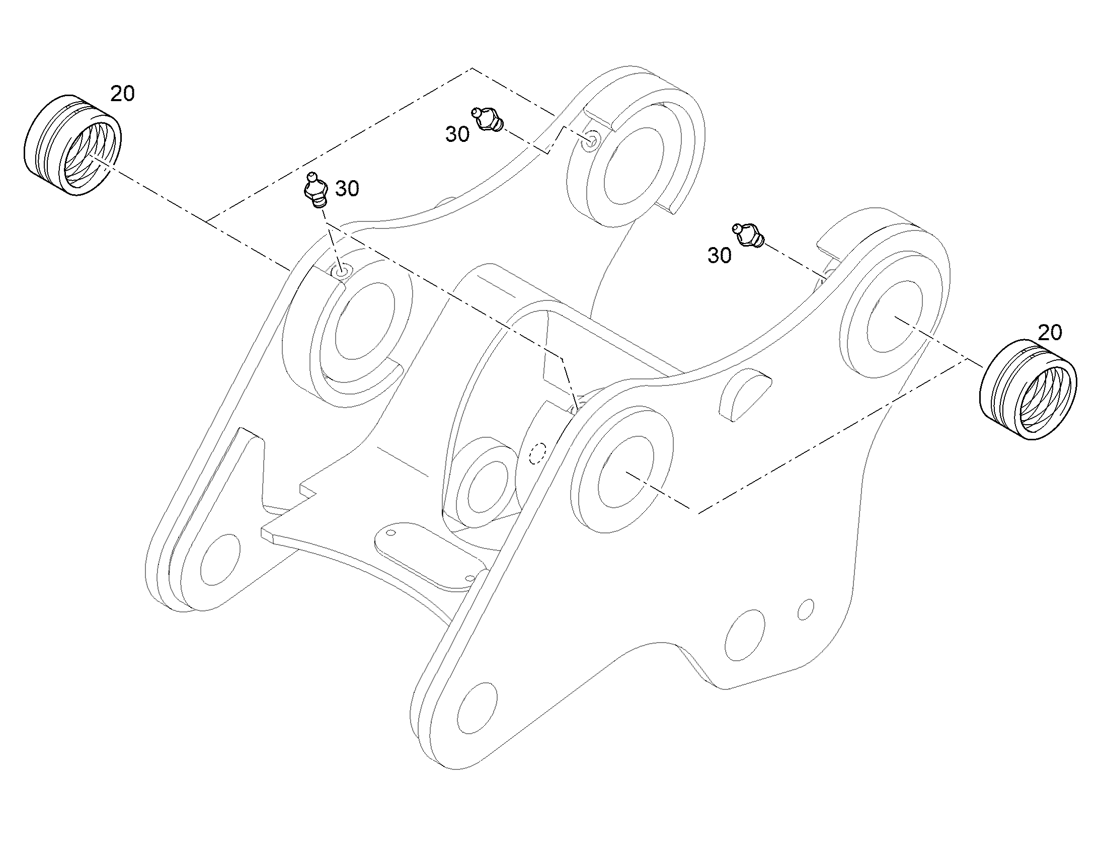 BUSH ASSEMBLY 12967324 LIEBHERR